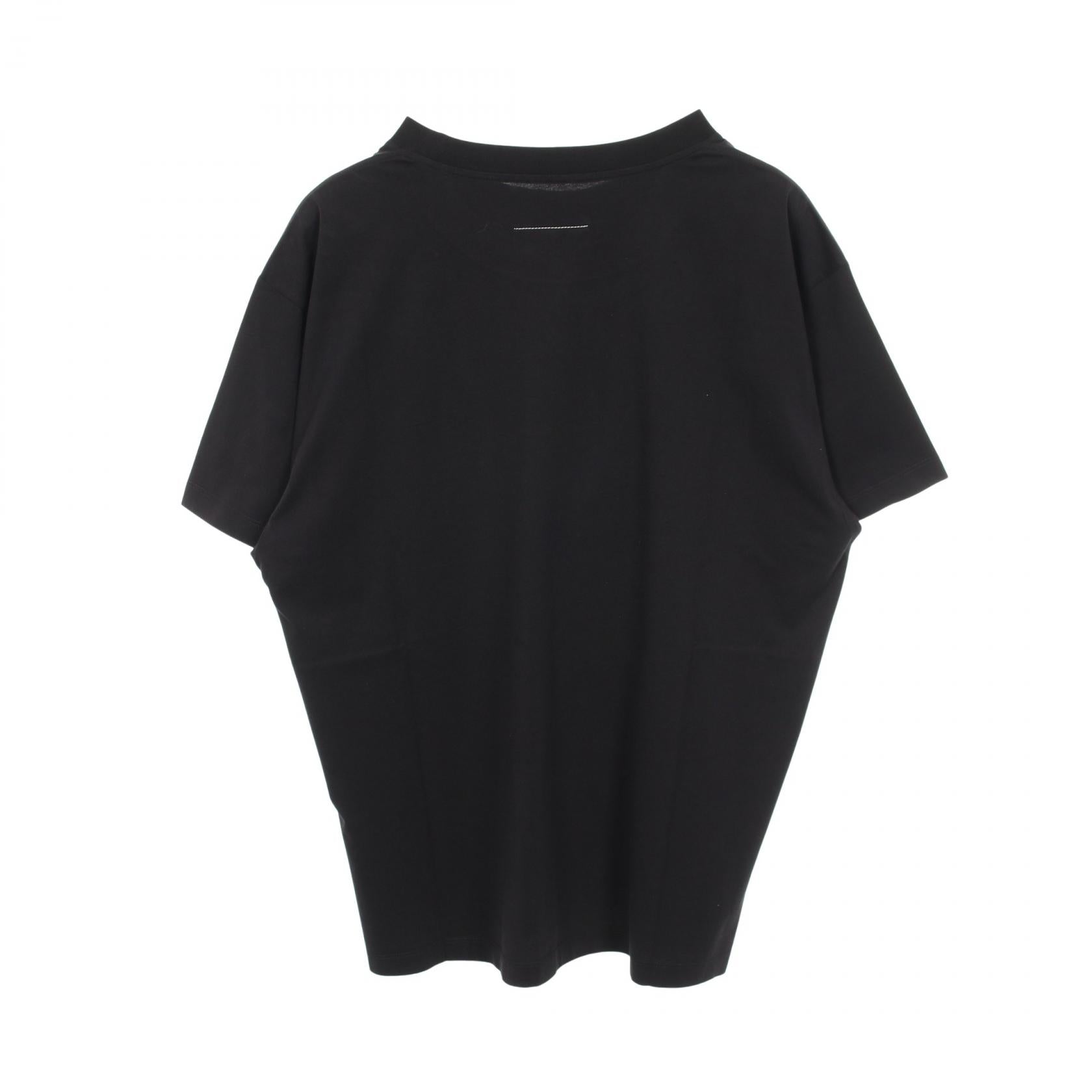 エムエムシックス ナンバリングロゴ コットン 半袖Tシャツ