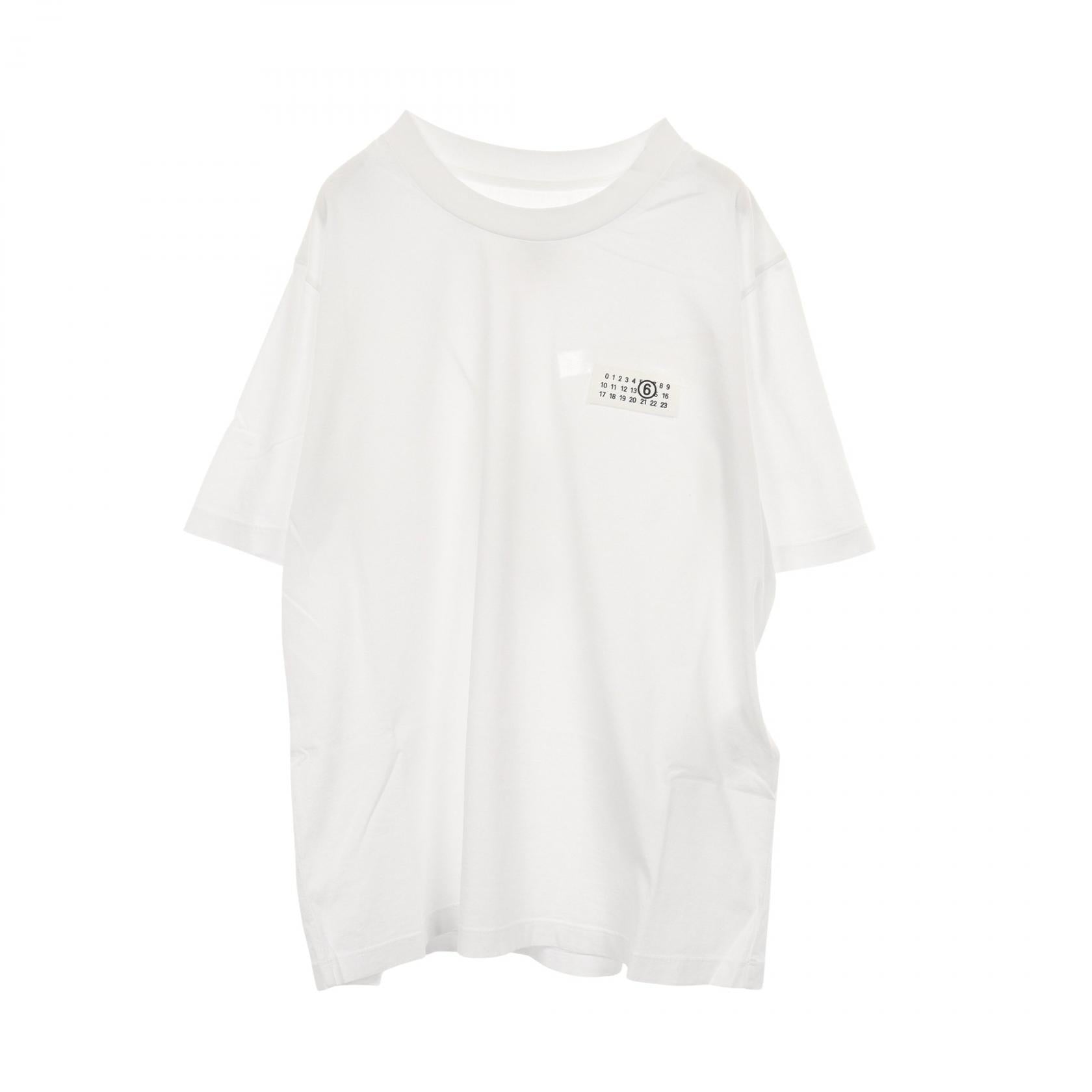 エムエムシックス テープドラベル コットン 半袖Tシャツ