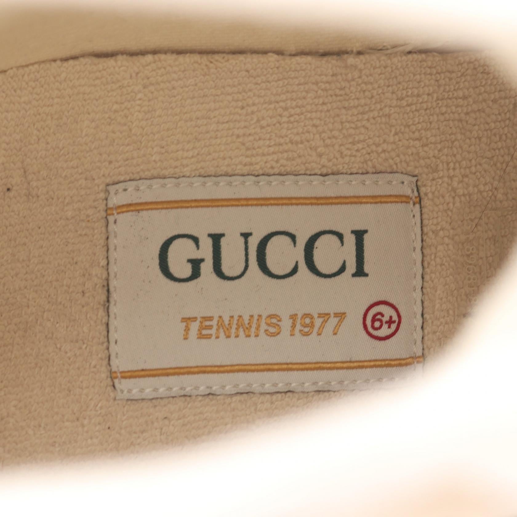 グッチ GUCCI TENNIS 1977 GGキャンバス スニーカー