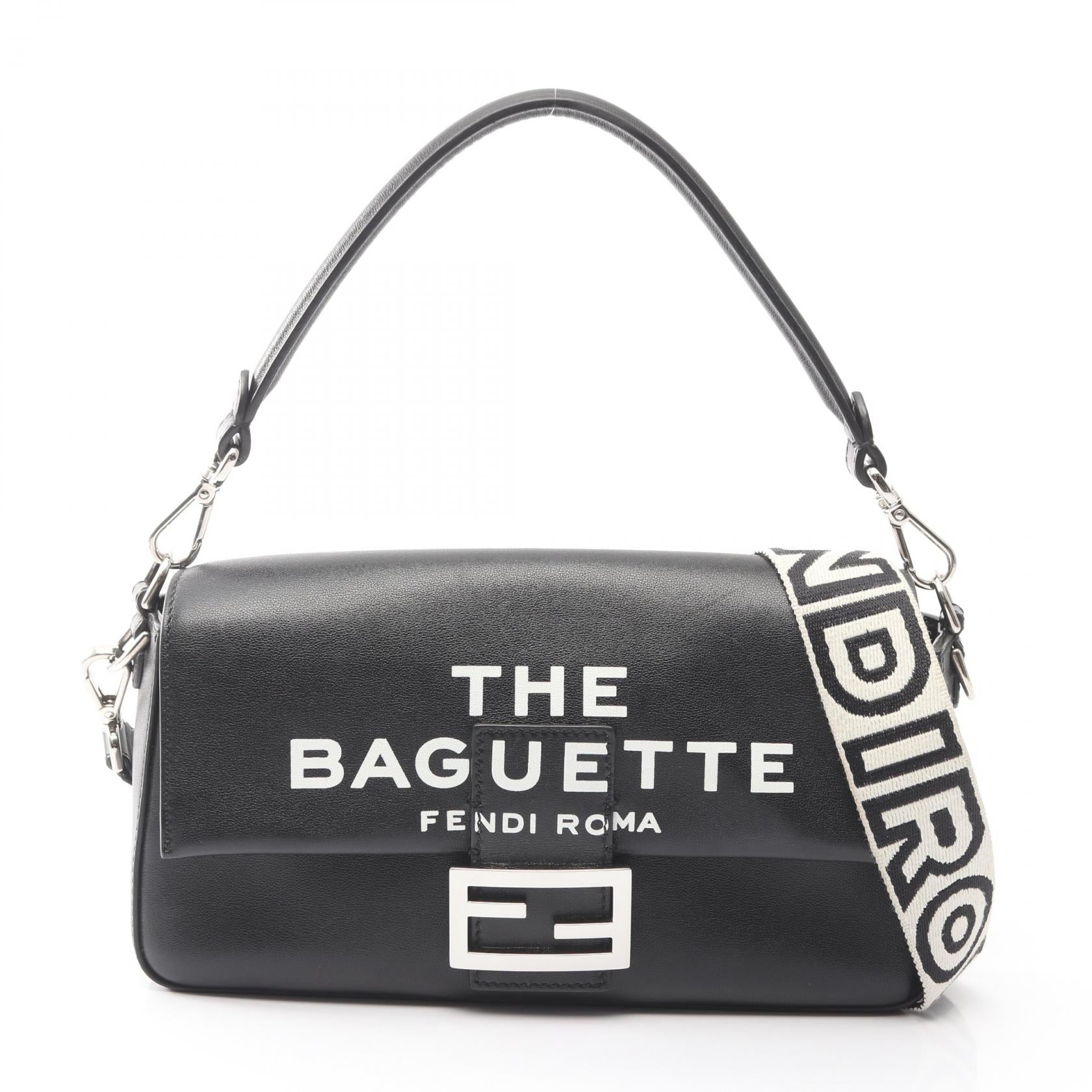 フェンディ FENDI × MARC JACOBS マンマバケット レザーショルダーバッグ