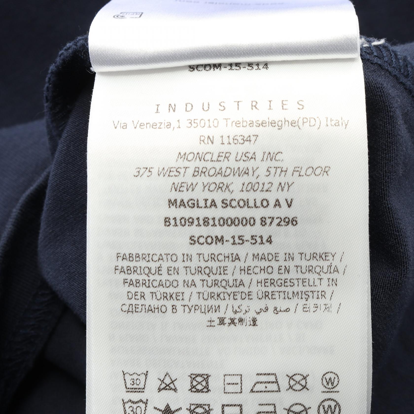 モンクレール コットン半袖Tシャツ