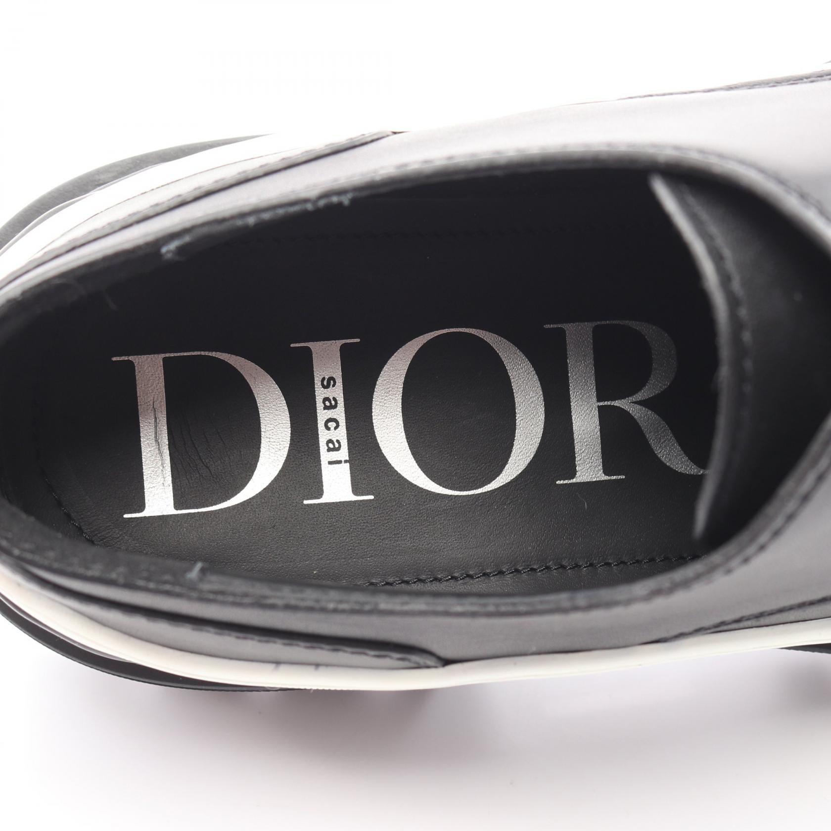 ディオール Dior × Sacai Explorer Derby レザースニーカー