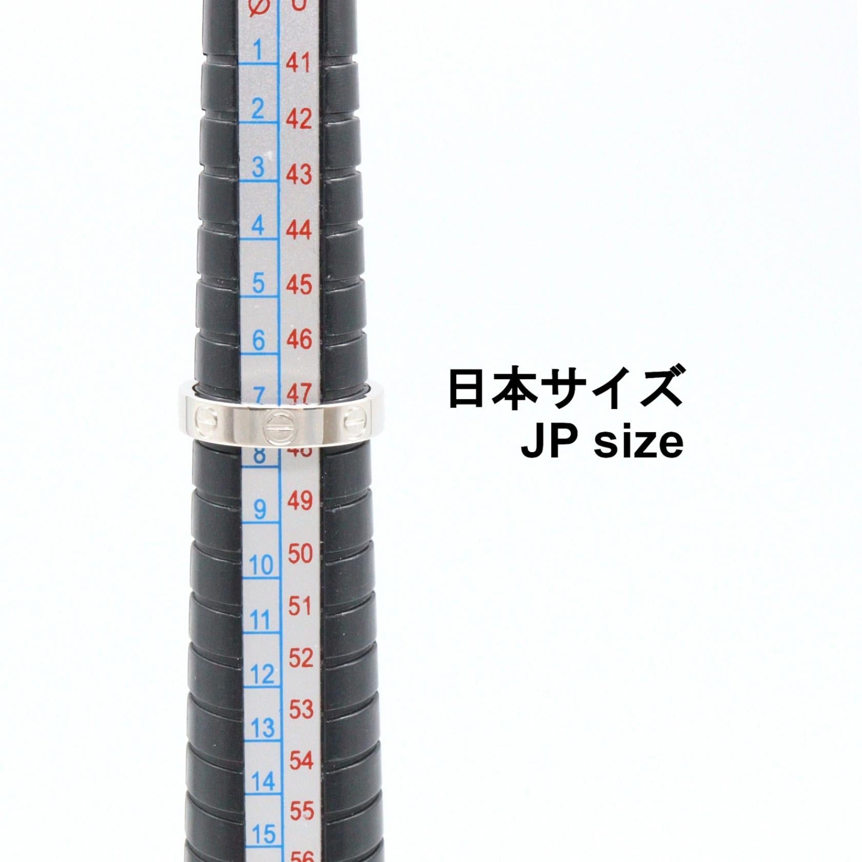 カルティエ ミニラブ Au750ホワイトゴールド リング 7号