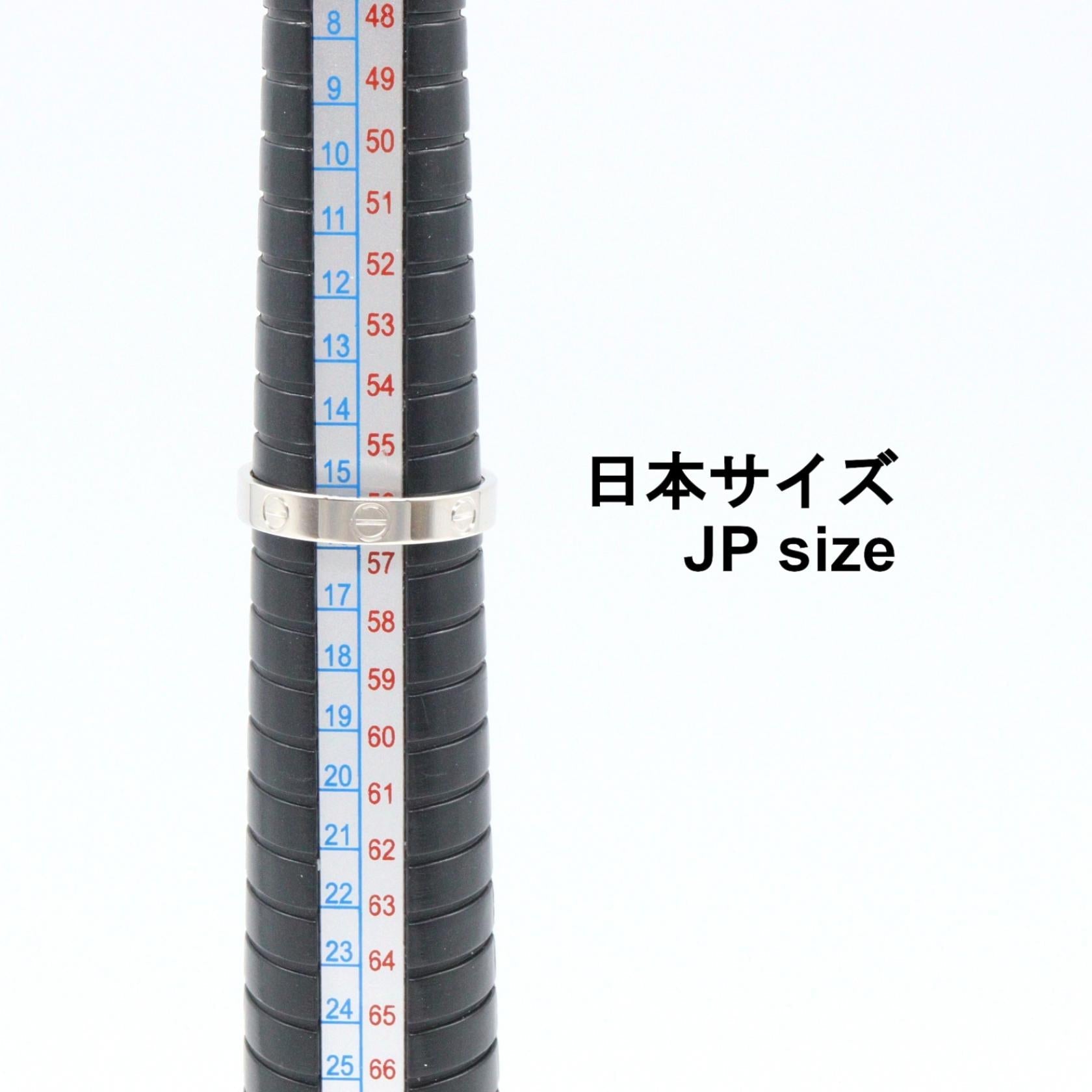 カルティエ ミニラブ Au750ホワイトゴールド リング 16号