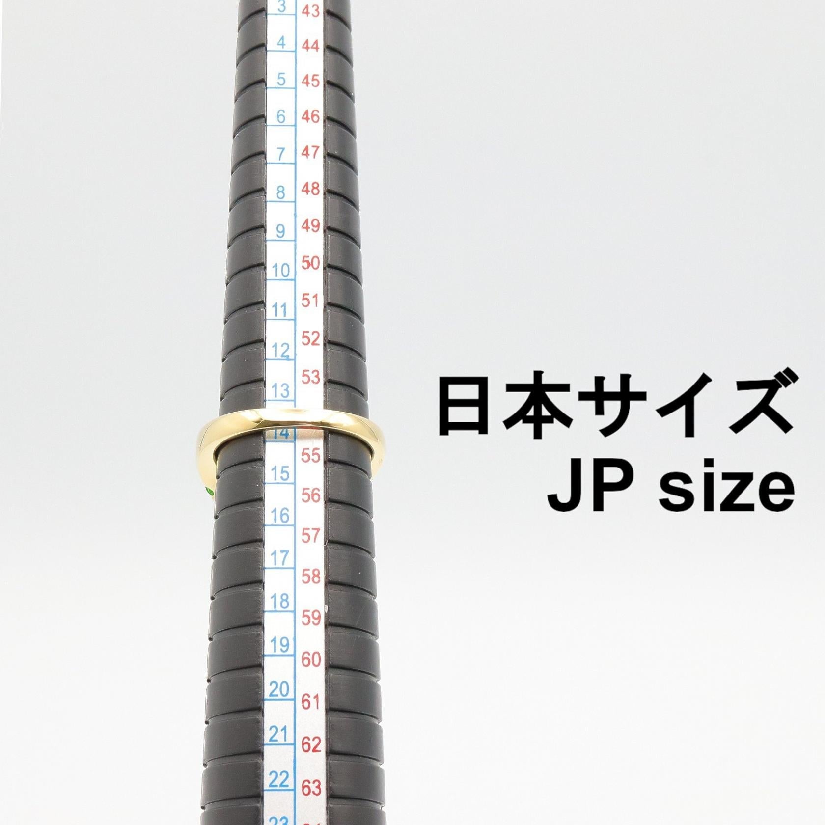 ジュエリー Au750 グリーンガーネットダイヤリング