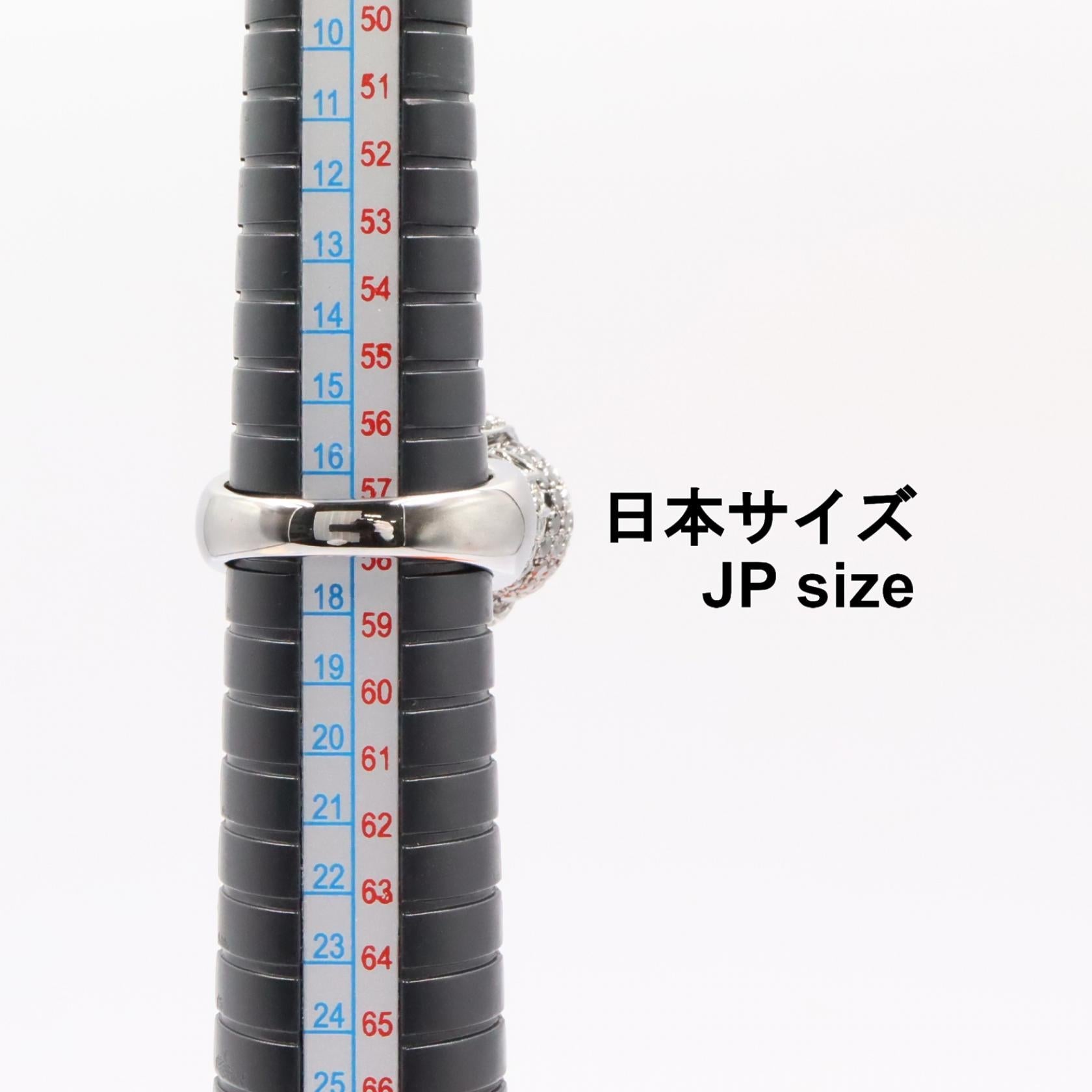 ジュエリー ダイヤモンド ルビー Au750ホワイトゴールド リング