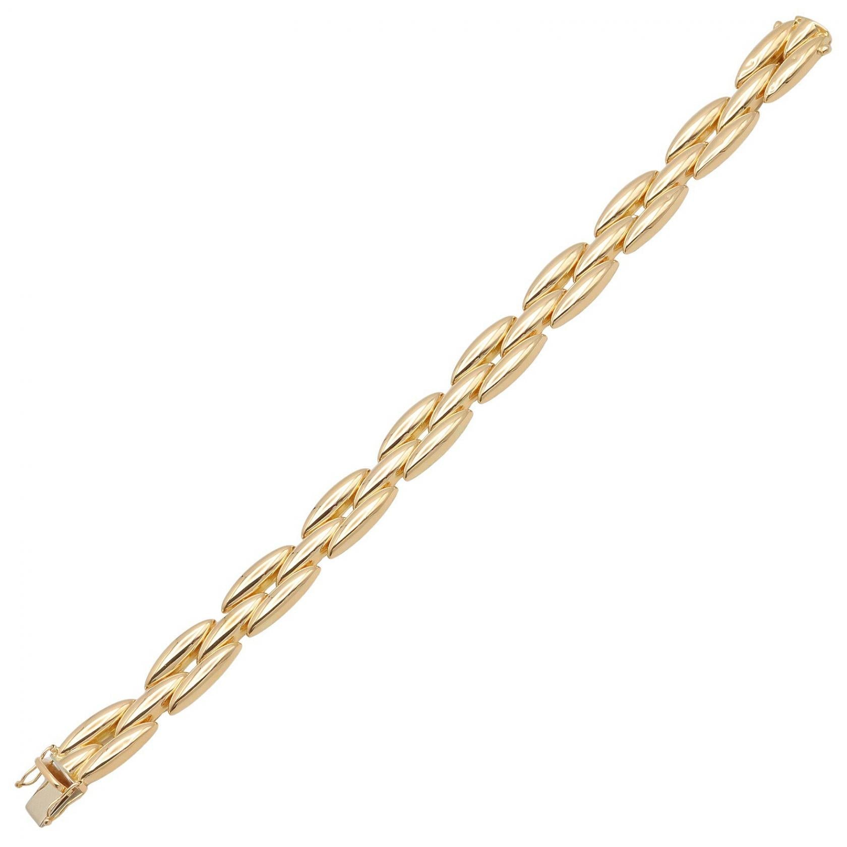 カルティエ ジャンシアン Au750 ブレスレット
