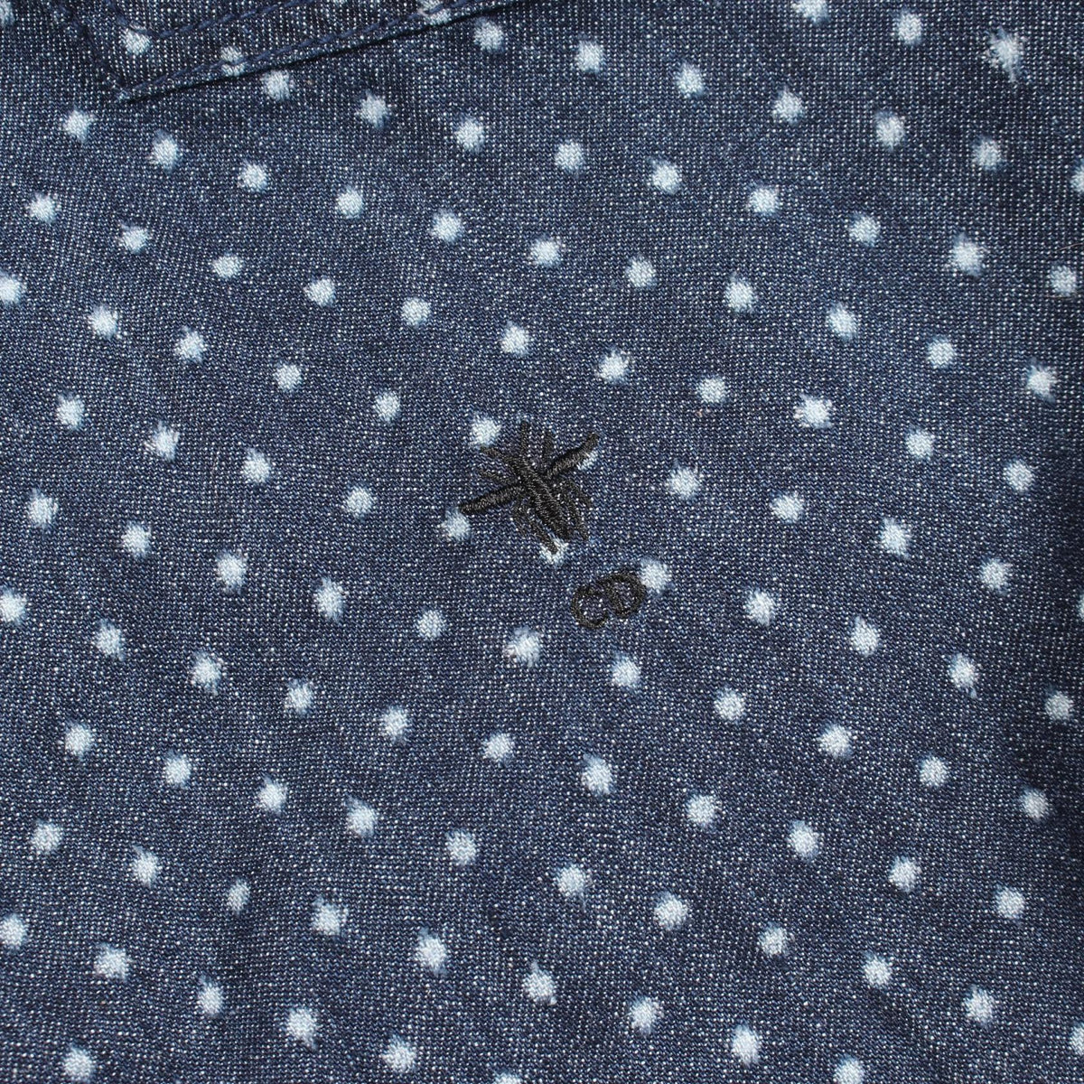 ディオール BEE刺繍 ドット コットン トップス