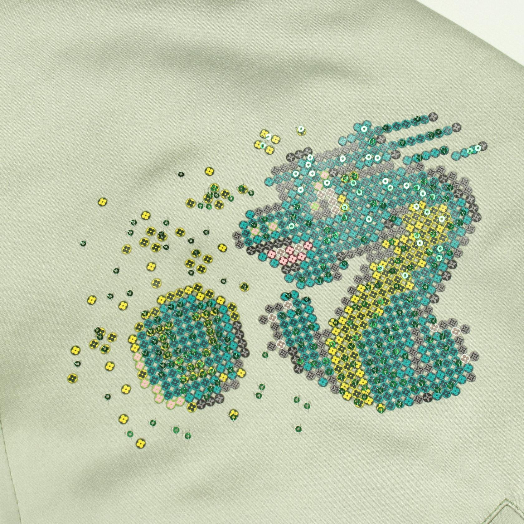 ルイヴィトン エンブロイダード ポリエステルジャケット