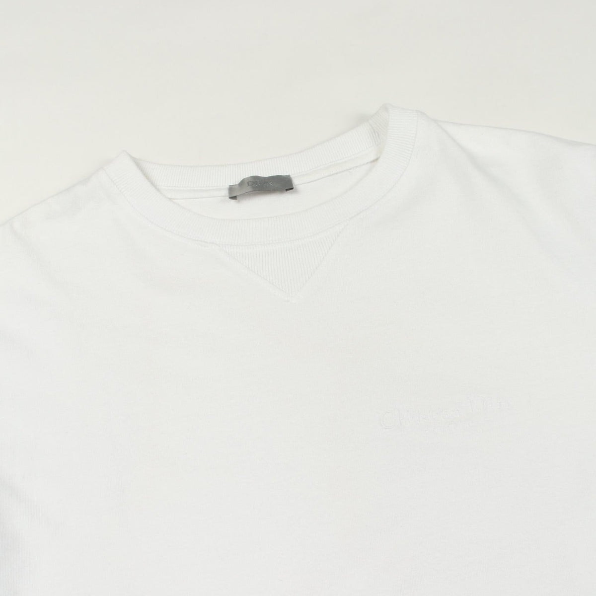 ディオール ロゴ刺繍 コットン 半袖Tシャツ