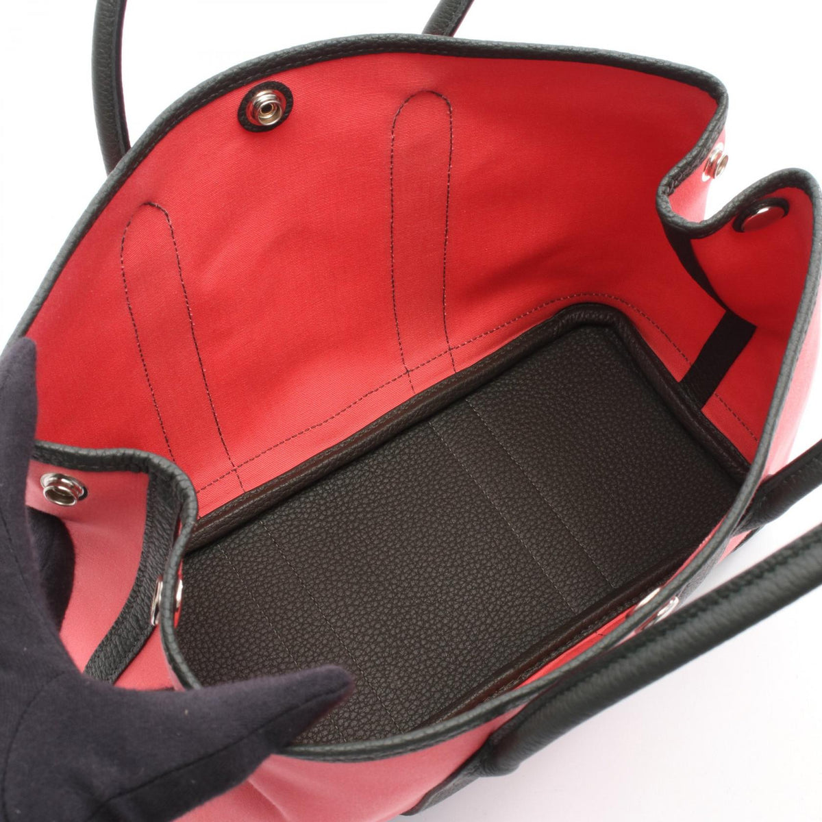 エルメス ガーデンパーティTPM トワルオフィシエ ネゴンダ トートバッグ