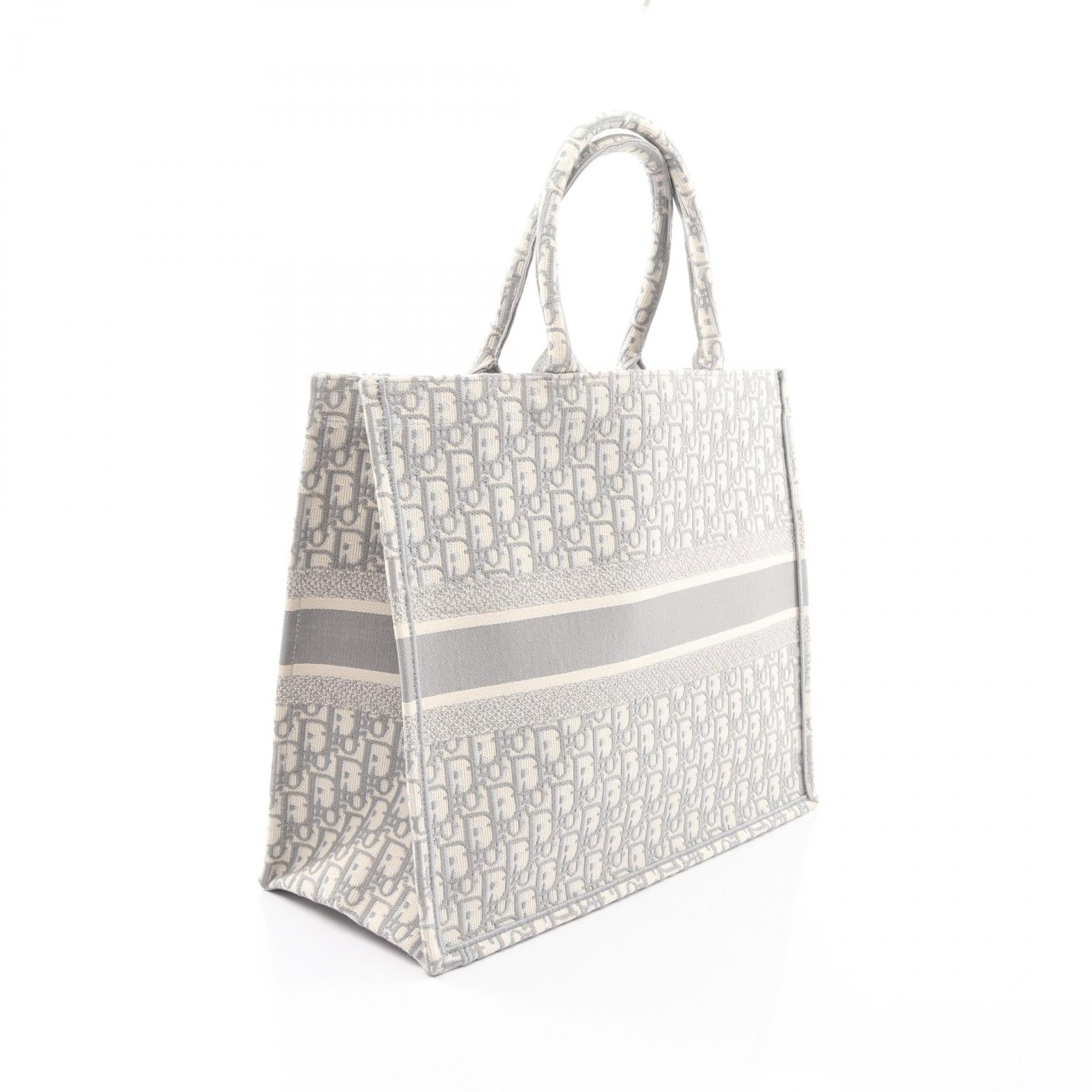 ディオール BOOK TOTE オブリークエンブロイダリー トートバッグ