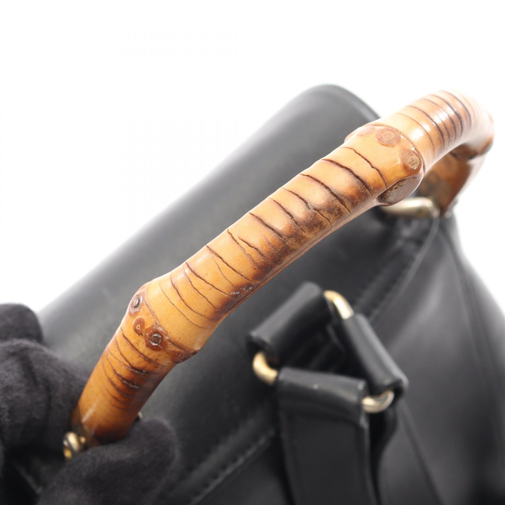 グッチ バンブー レザー リュックサック
