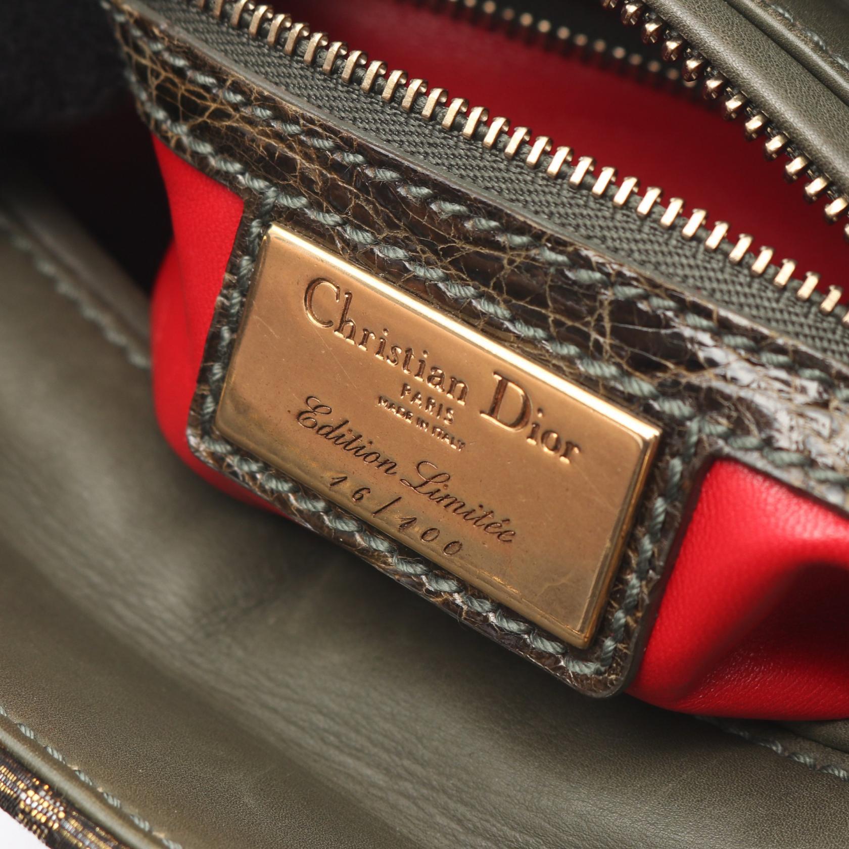 ディオール LADY DIOR レザー ハンドバッグ
