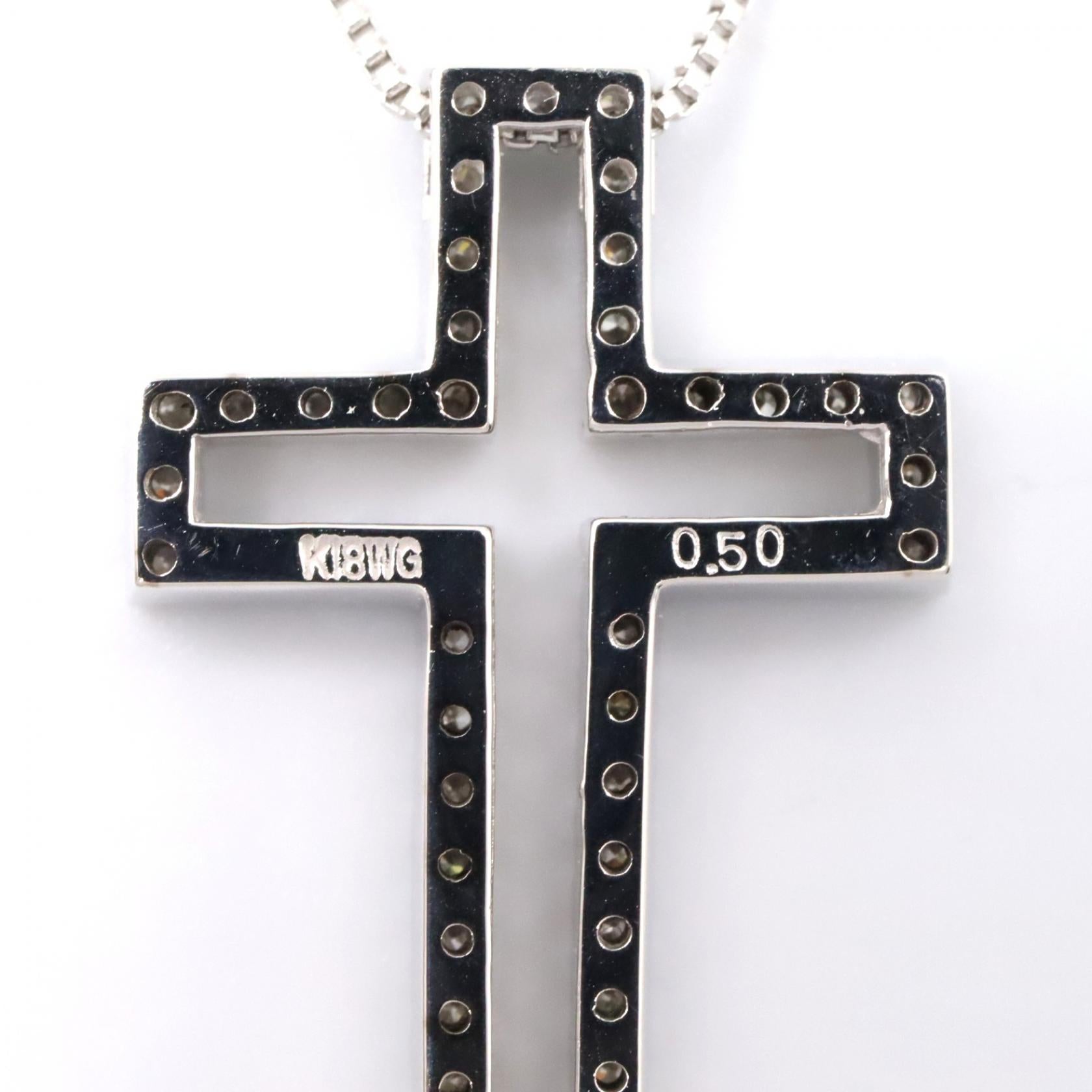 ジュエリー Au750 ダイヤモンドネックレス