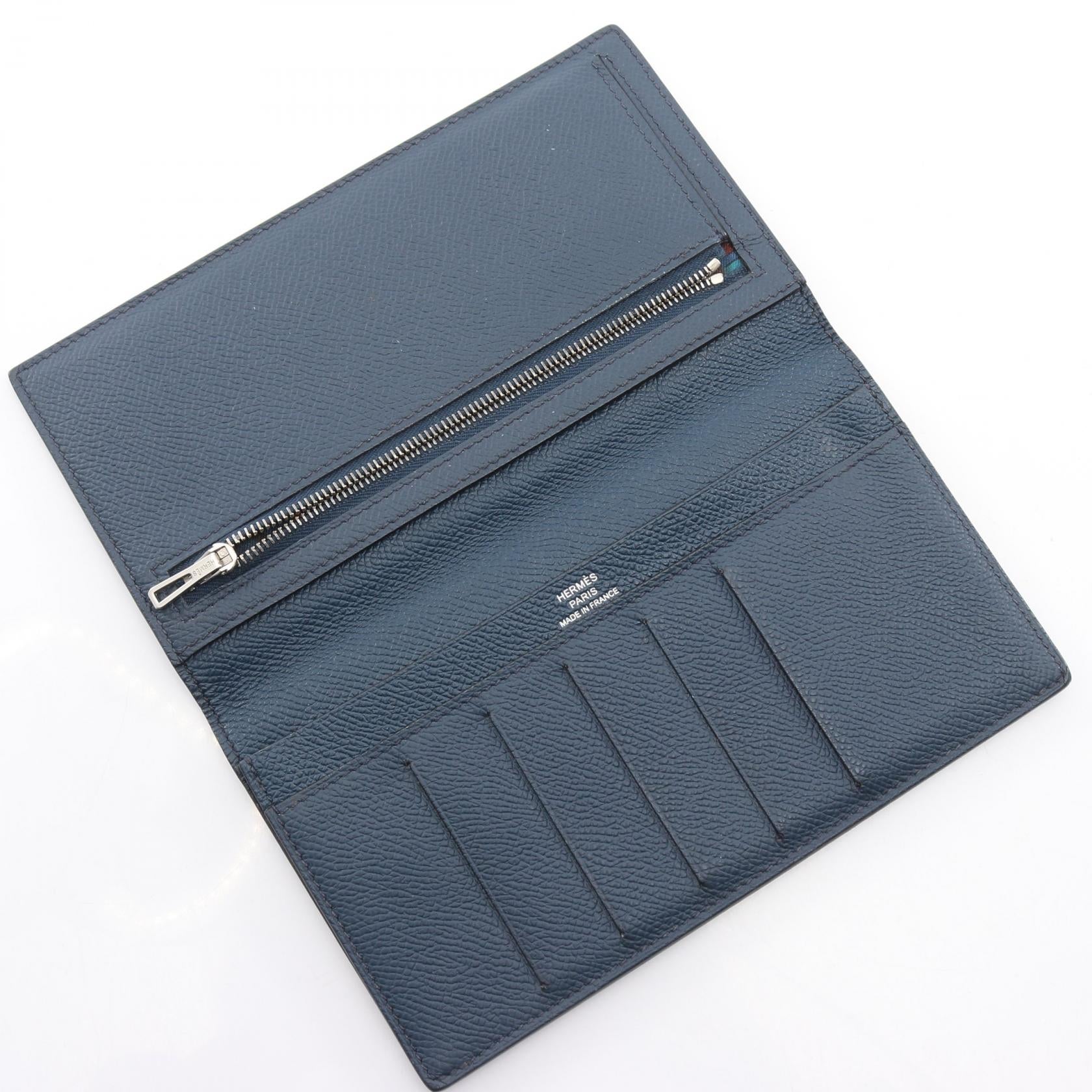 エルメス シチズンツイルロング シルクイン ヴォーエプソン 長財布