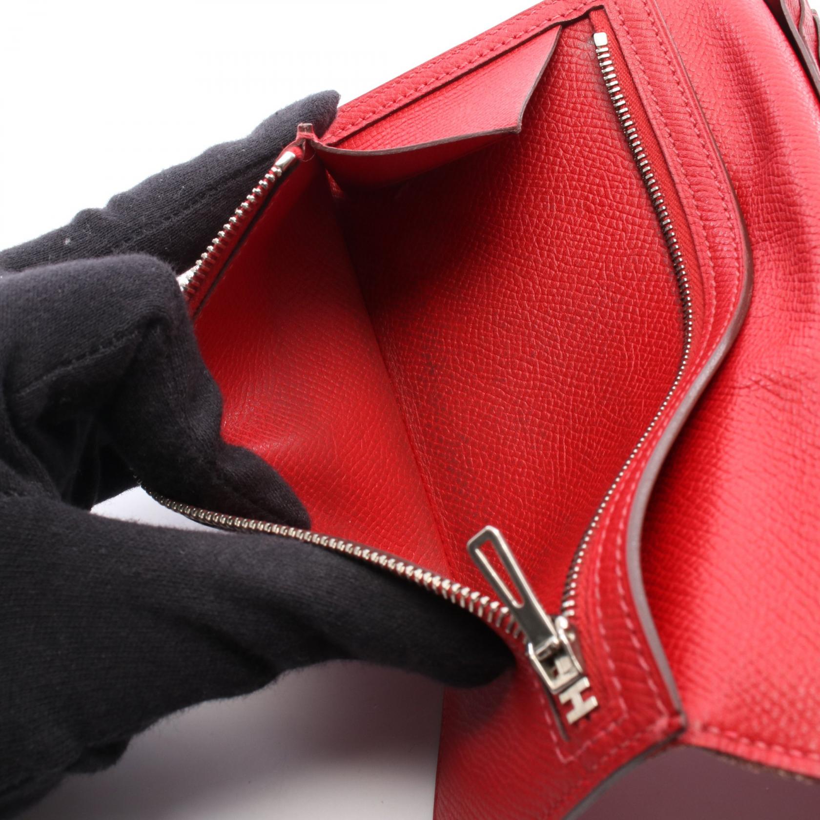 エルメス ベアンスフレ エプソン レザー 長財布