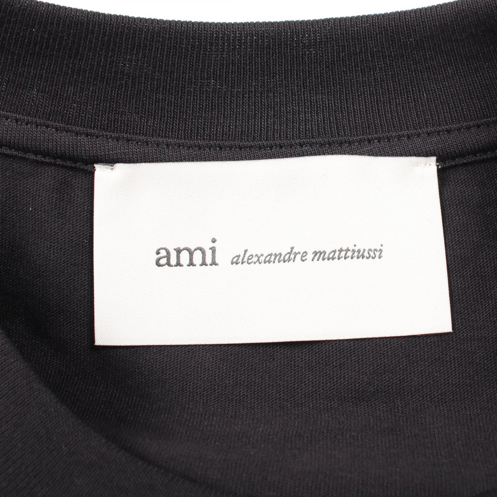 アミ コットン長袖Tシャツ