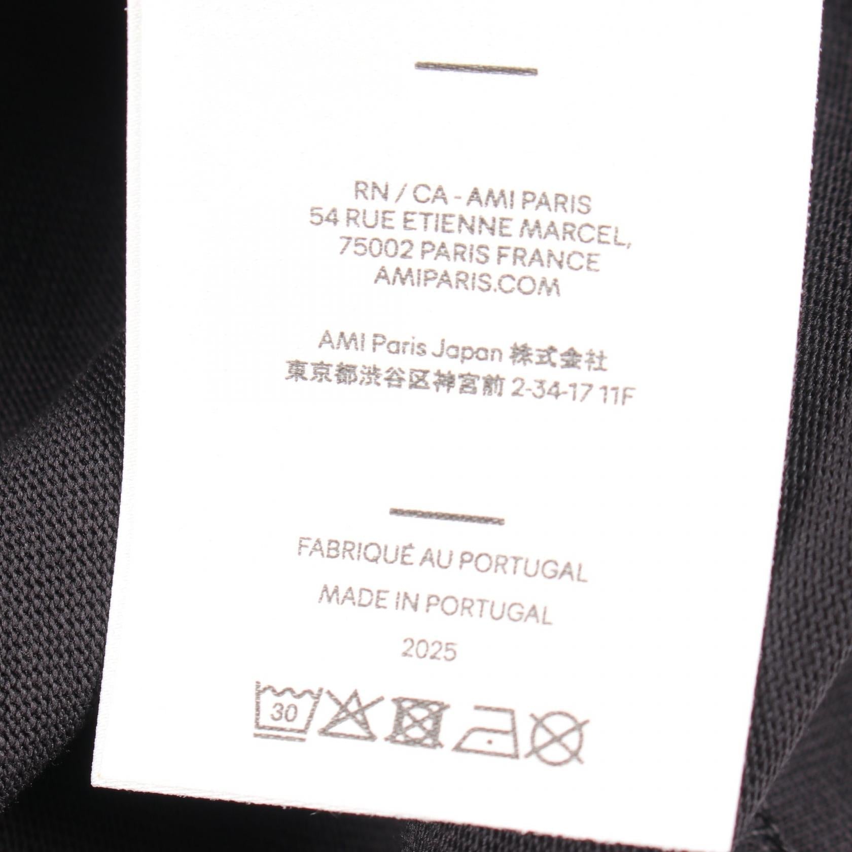 アミ コットン 半袖Tシャツ