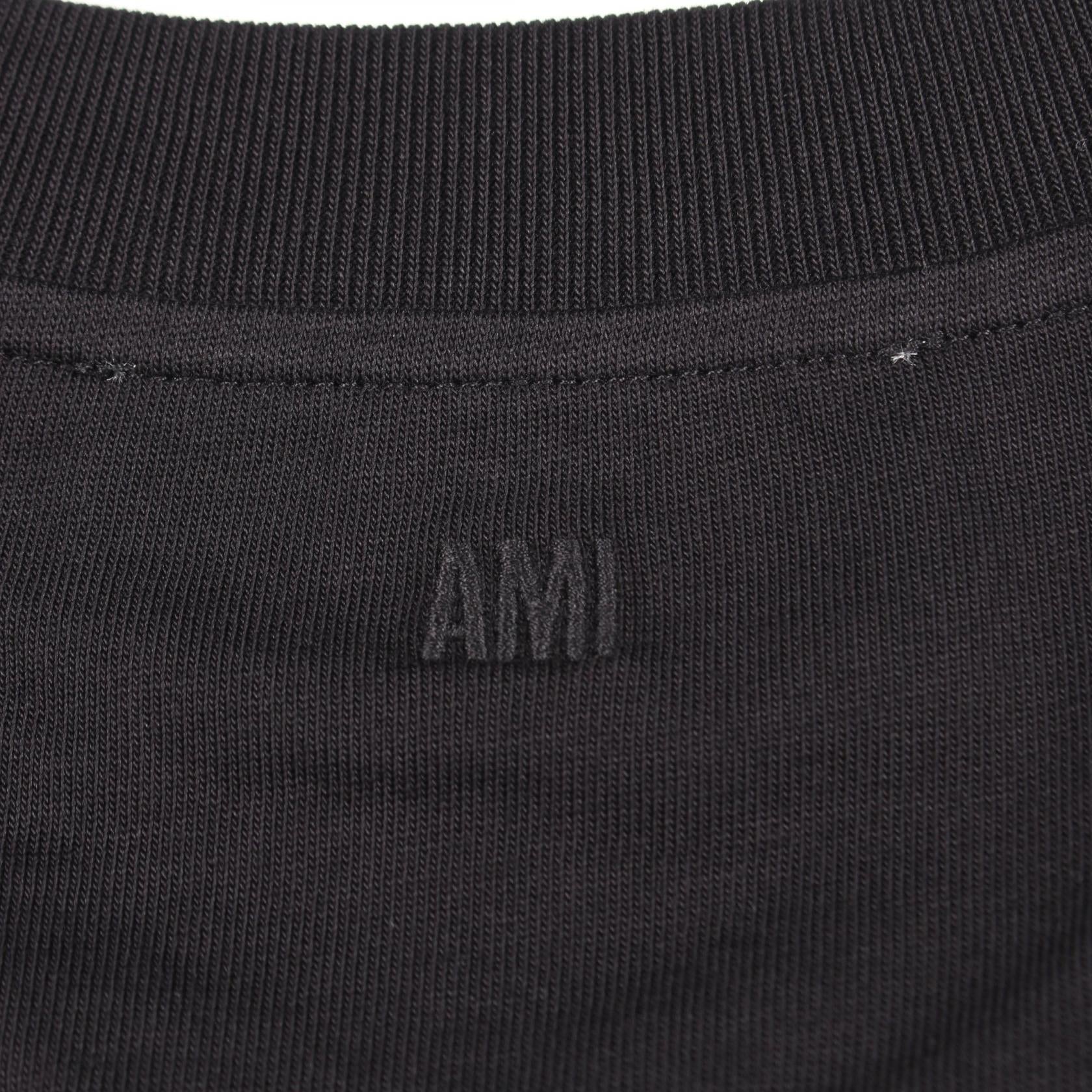 アミ コットン 半袖Tシャツ