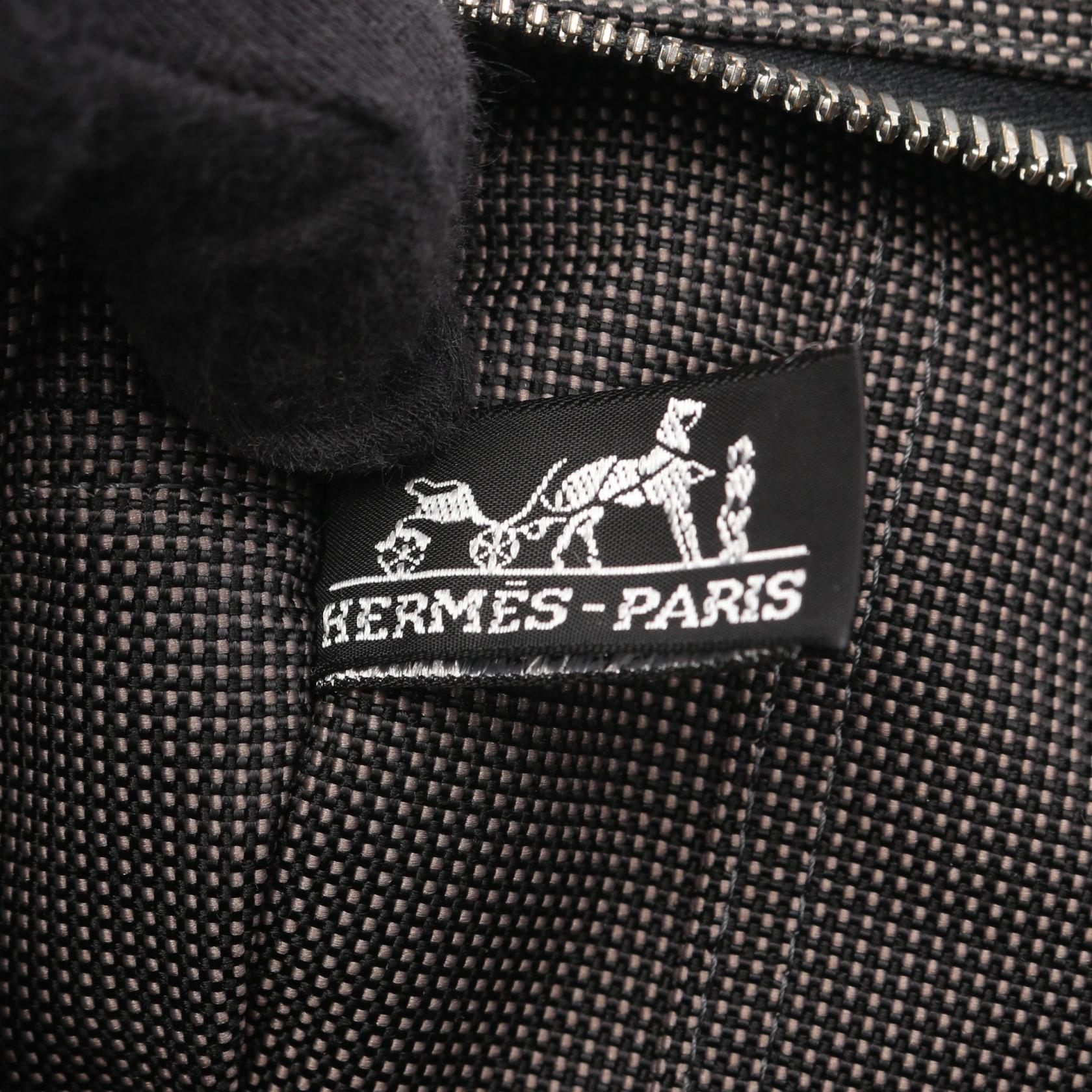 エルメス エールラインMM ナイロンキャンバス トートバッグ