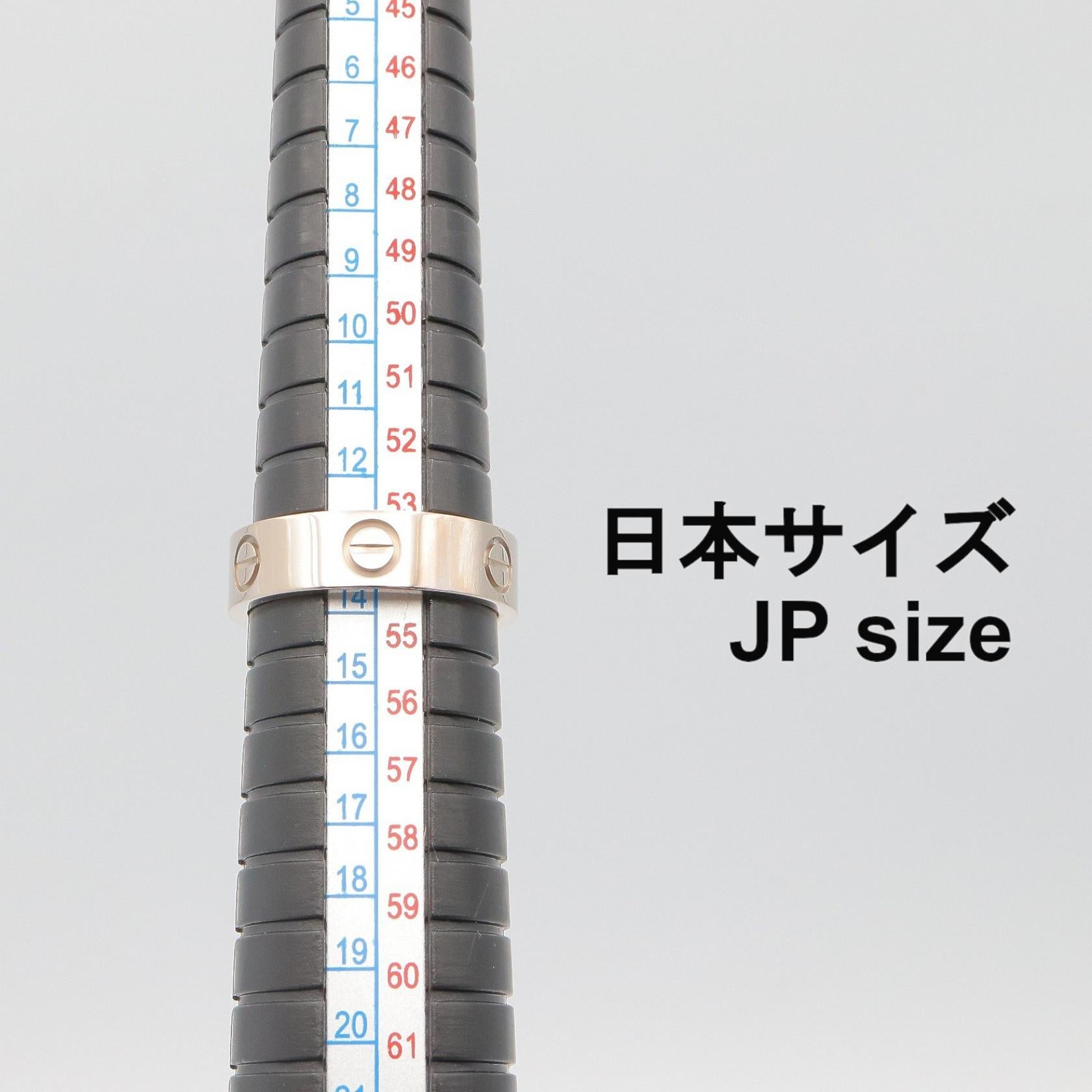 カルティエ ラブ Au750ホワイトゴールド リング 54号