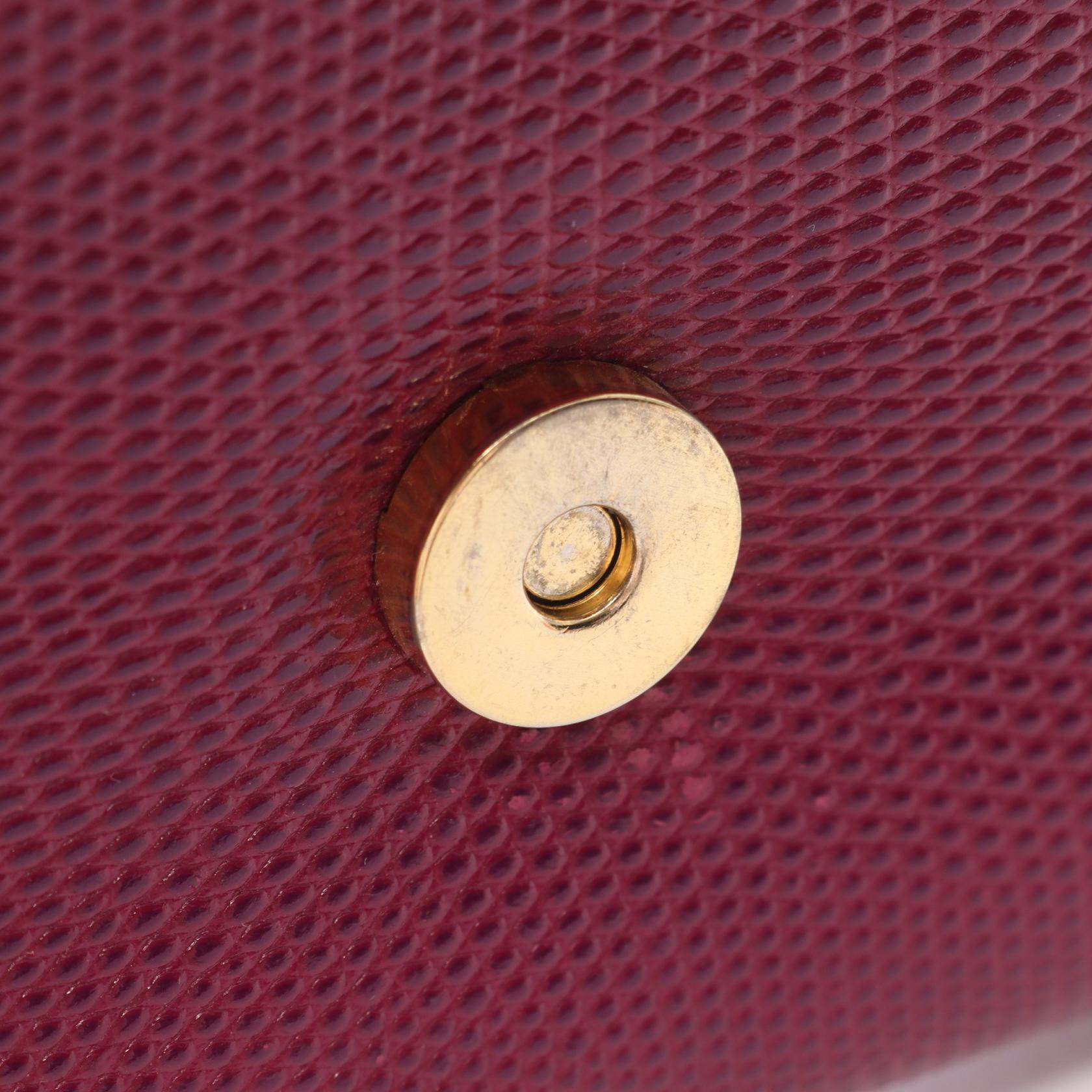 サルヴァトーレ フェラガモ レザーショルダーバッグ