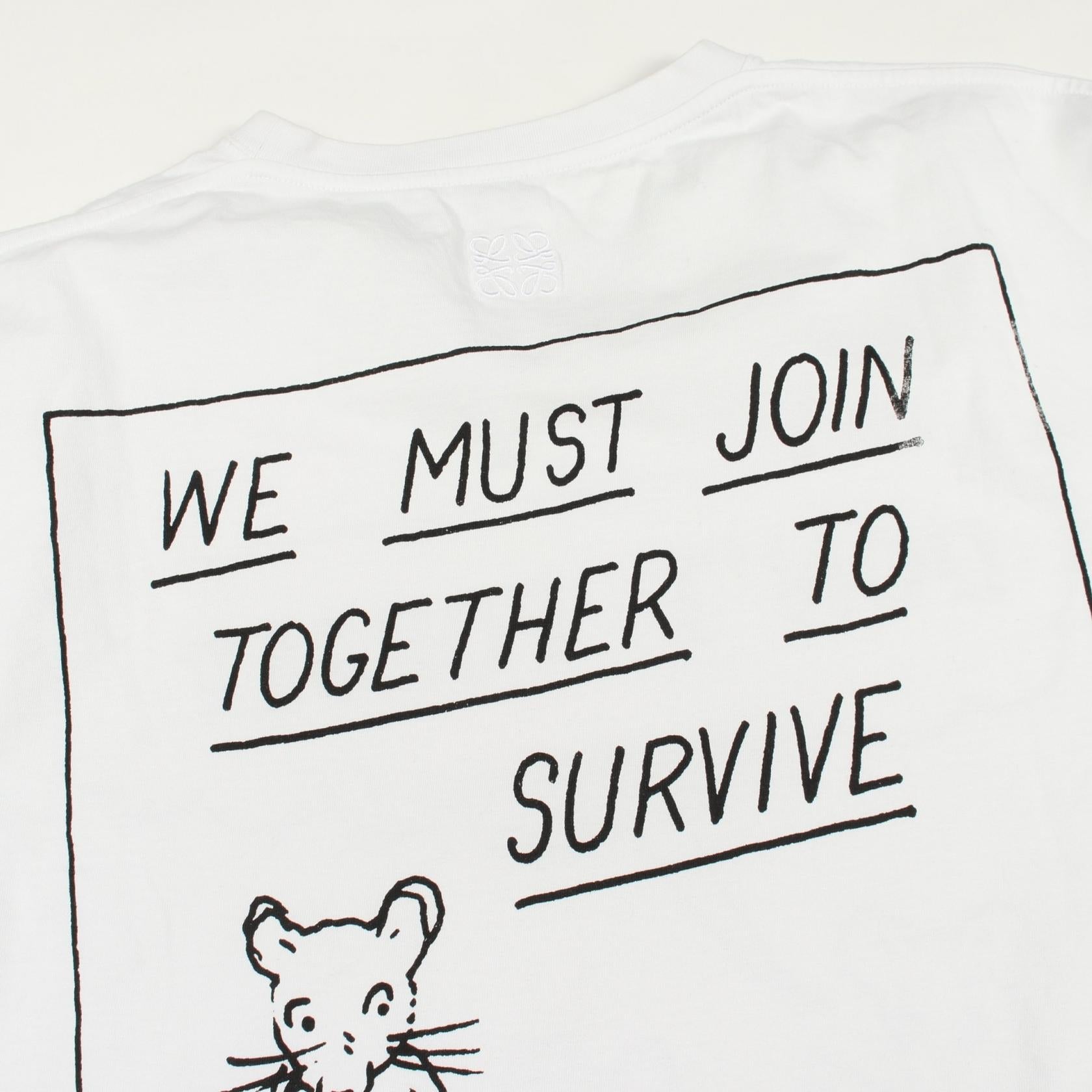 ロエベ × JOE BRAINARD コットン 半袖Tシャツ