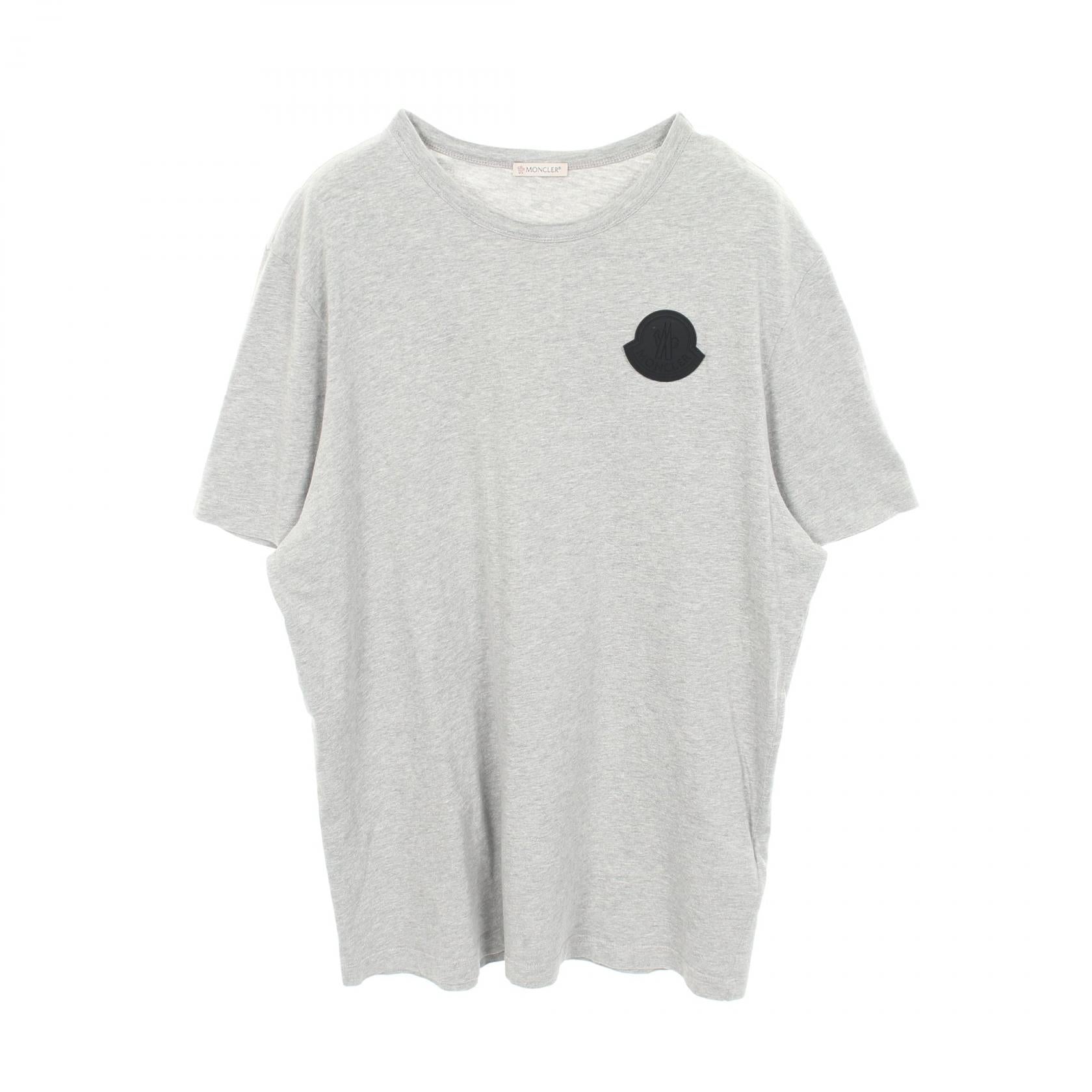 モンクレール ラバーロゴ コットン 半袖Tシャツ