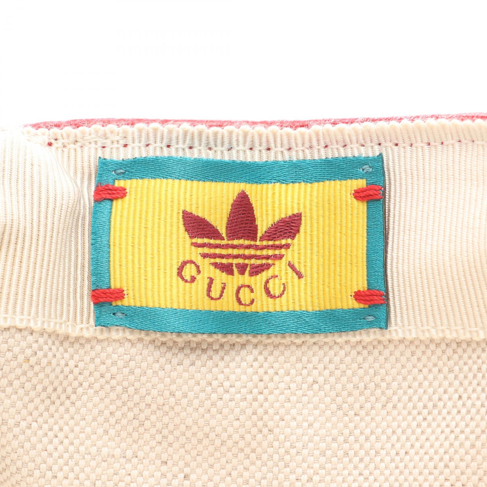 グッチ adidas GGトレフォイル コットンベースボールキャップ
