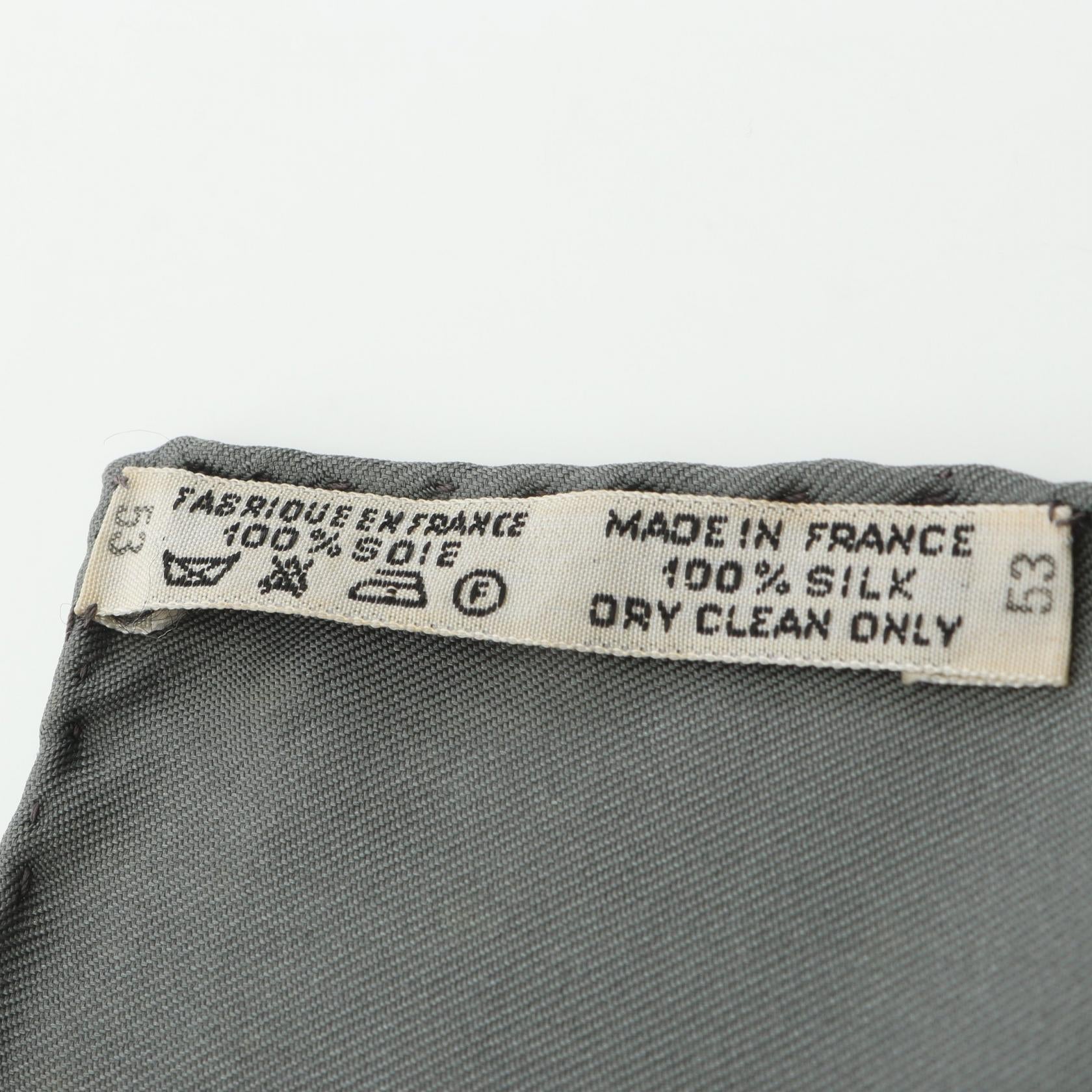 エルメス カレ90 FERRONNERIE シルクスカーフ