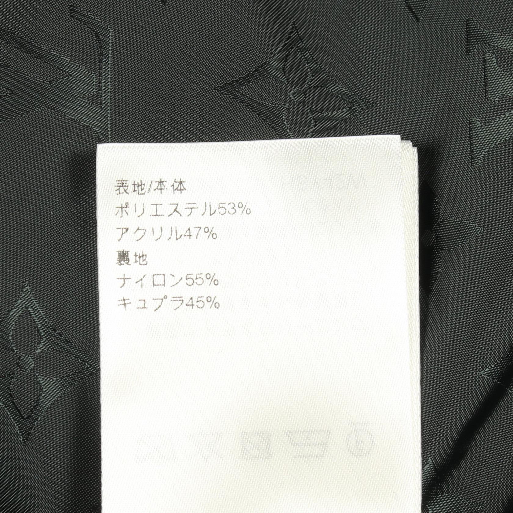 ルイヴィトン レザーパッチ フリースブルゾン