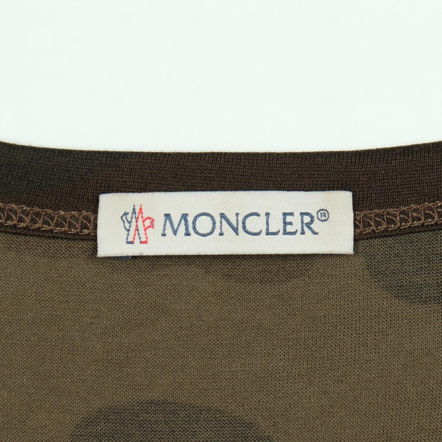 モンクレール コットン半袖Tシャツ