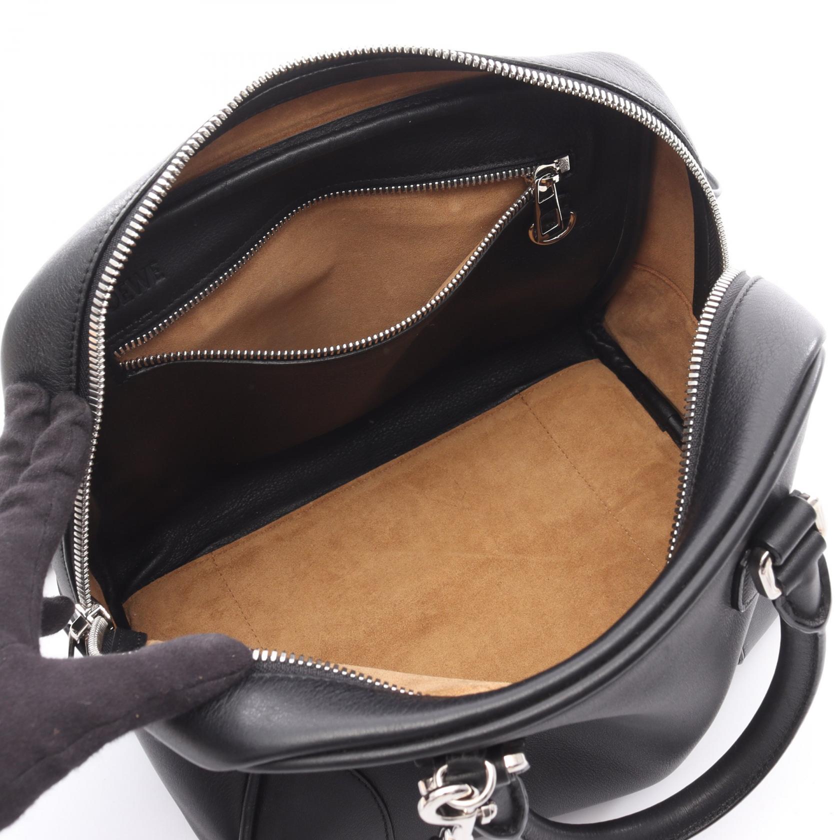 ロエベ アマソナ75 レザー2wayハンドバッグ