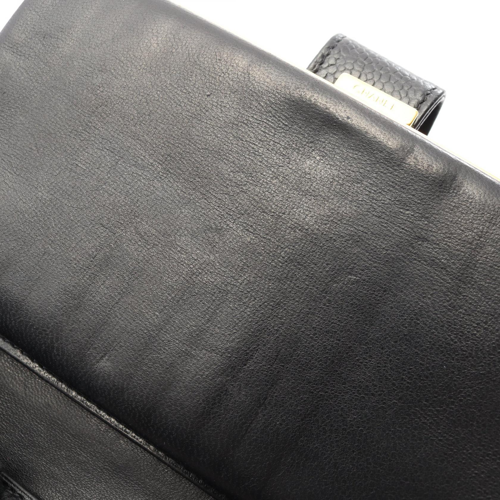 シャネル ココマーク カーフ長財布