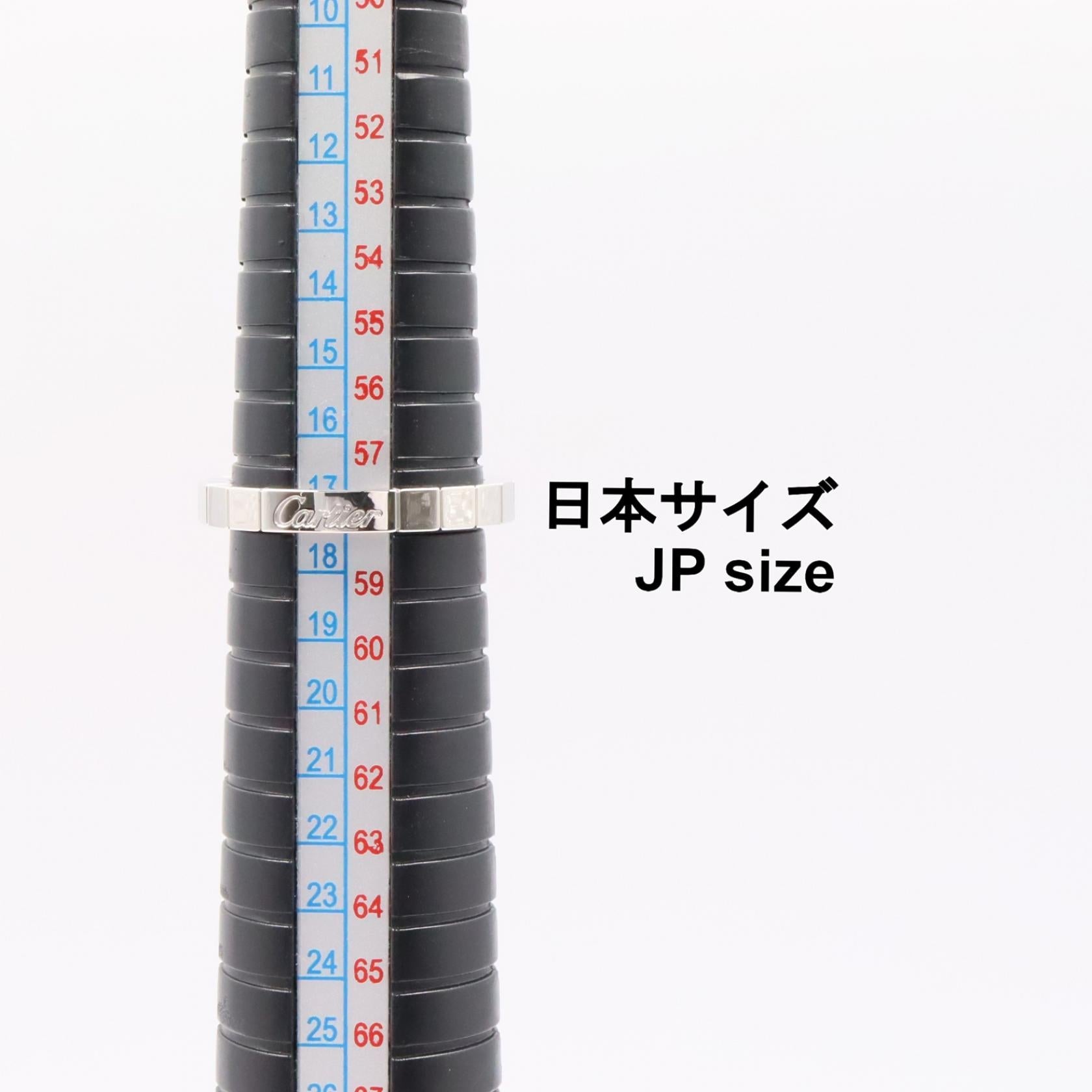 カルティエ ラニエール Au750ホワイトゴールド リング 17号