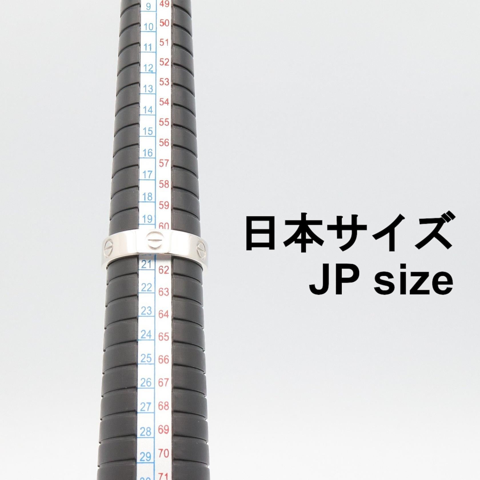 カルティエ ラブ Au750ホワイトゴールド リング 20号