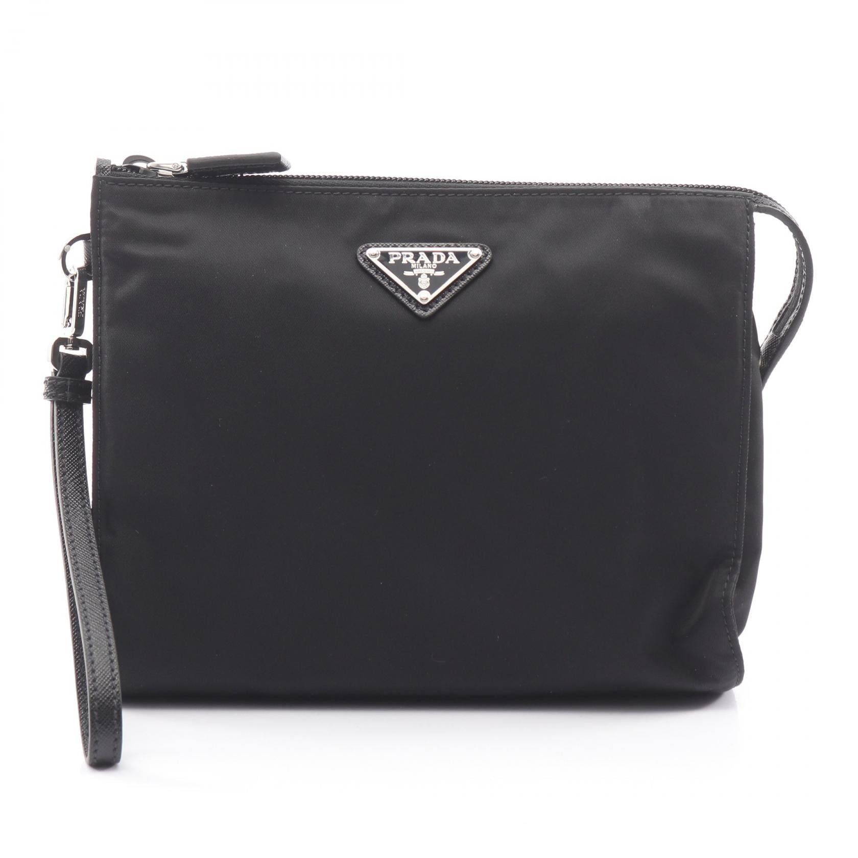 プラダ Re-Nylon TESSUTO SAFFIANO クラッチバッグ