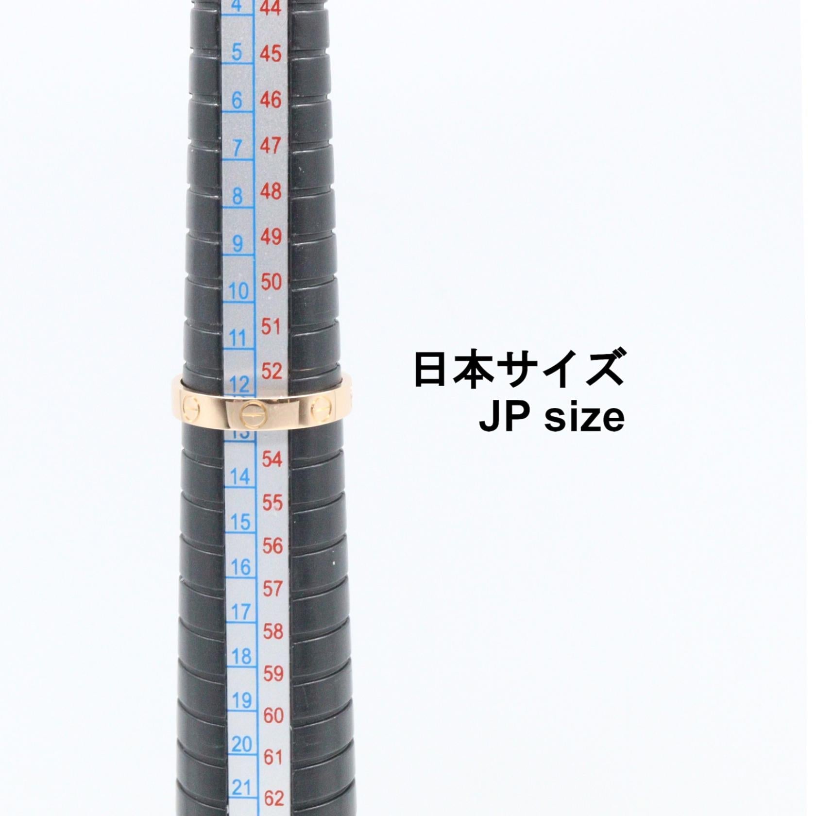 カルティエ ミニラブ Au750 リング 12号