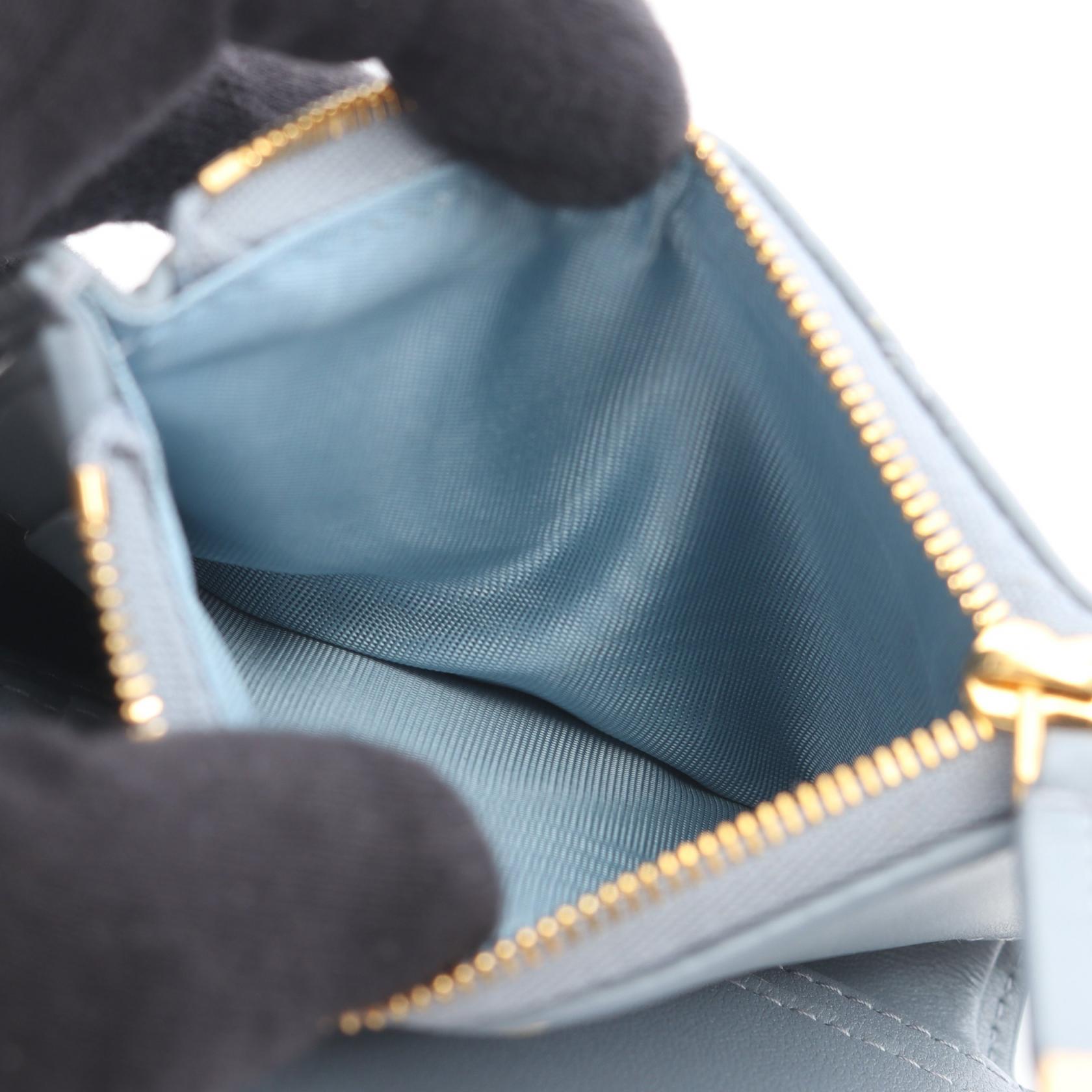ディオール Caro Dahila レザー二つ折り財布
