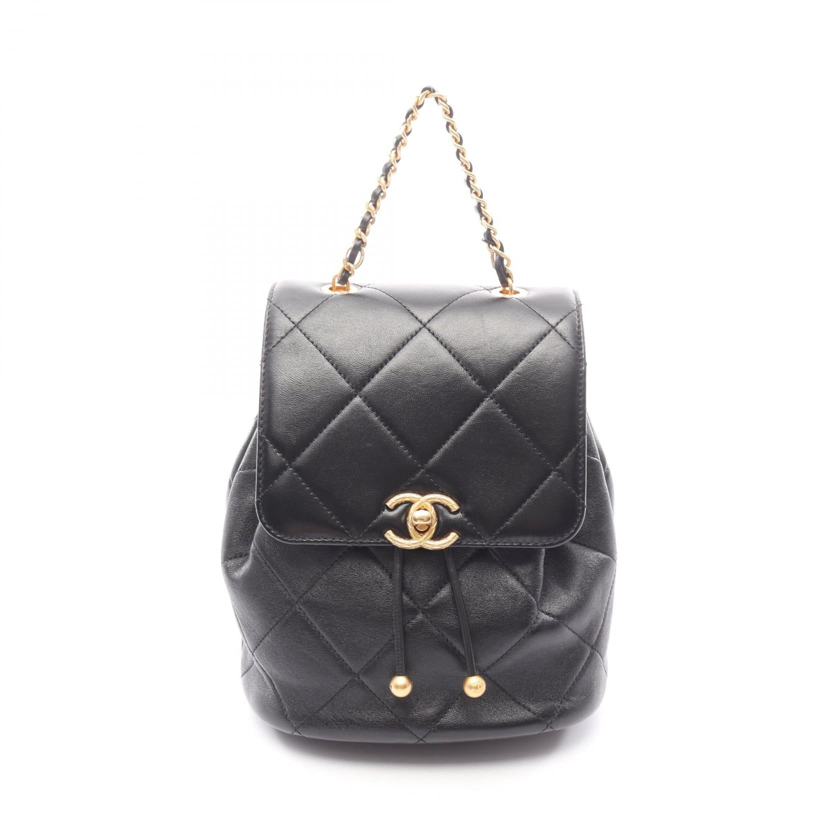 シャネル CHANEL19 ラムスキン バックパック