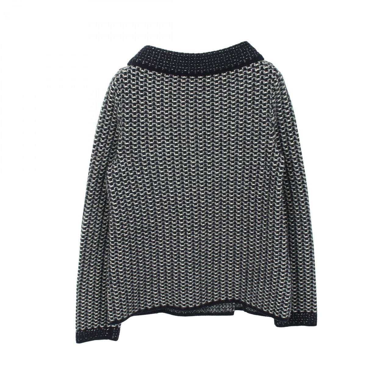 シャネル カメリアボタン カシミヤシルクニットジャケット