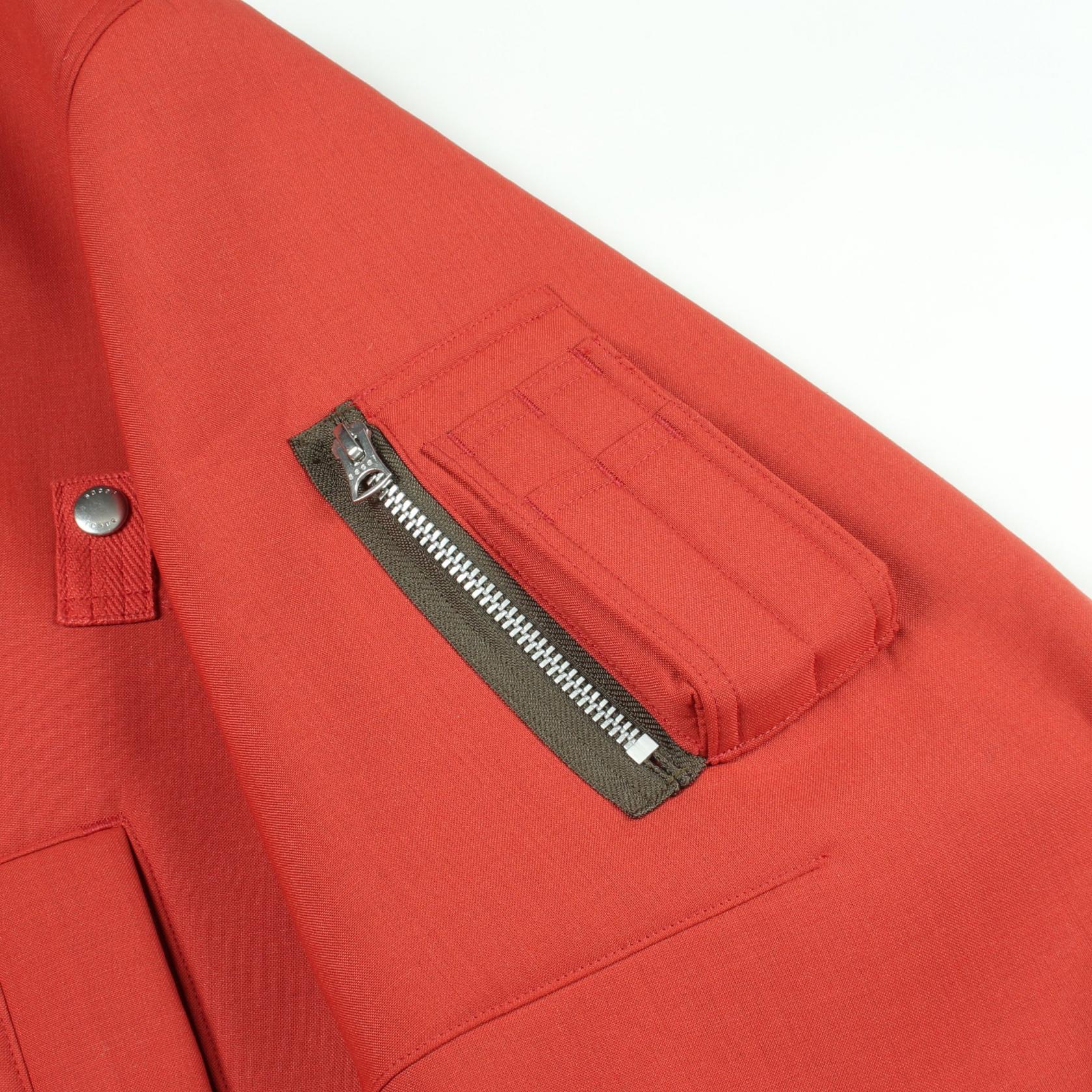 サカイ Suiting Bonding ウール ポリエステル ジャケット