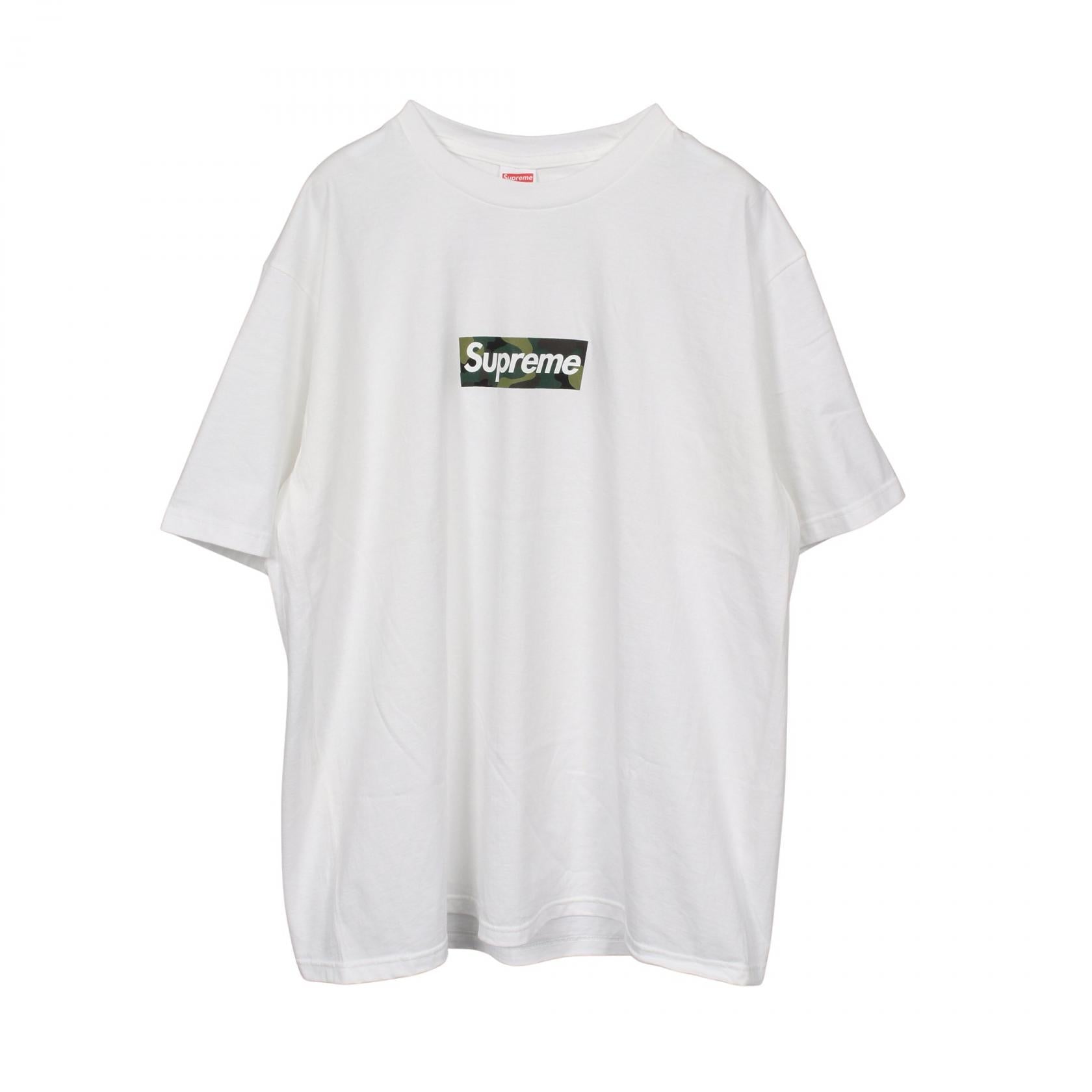 シュプリーム Box Logo Crewneck コットン 半袖Tシャツ