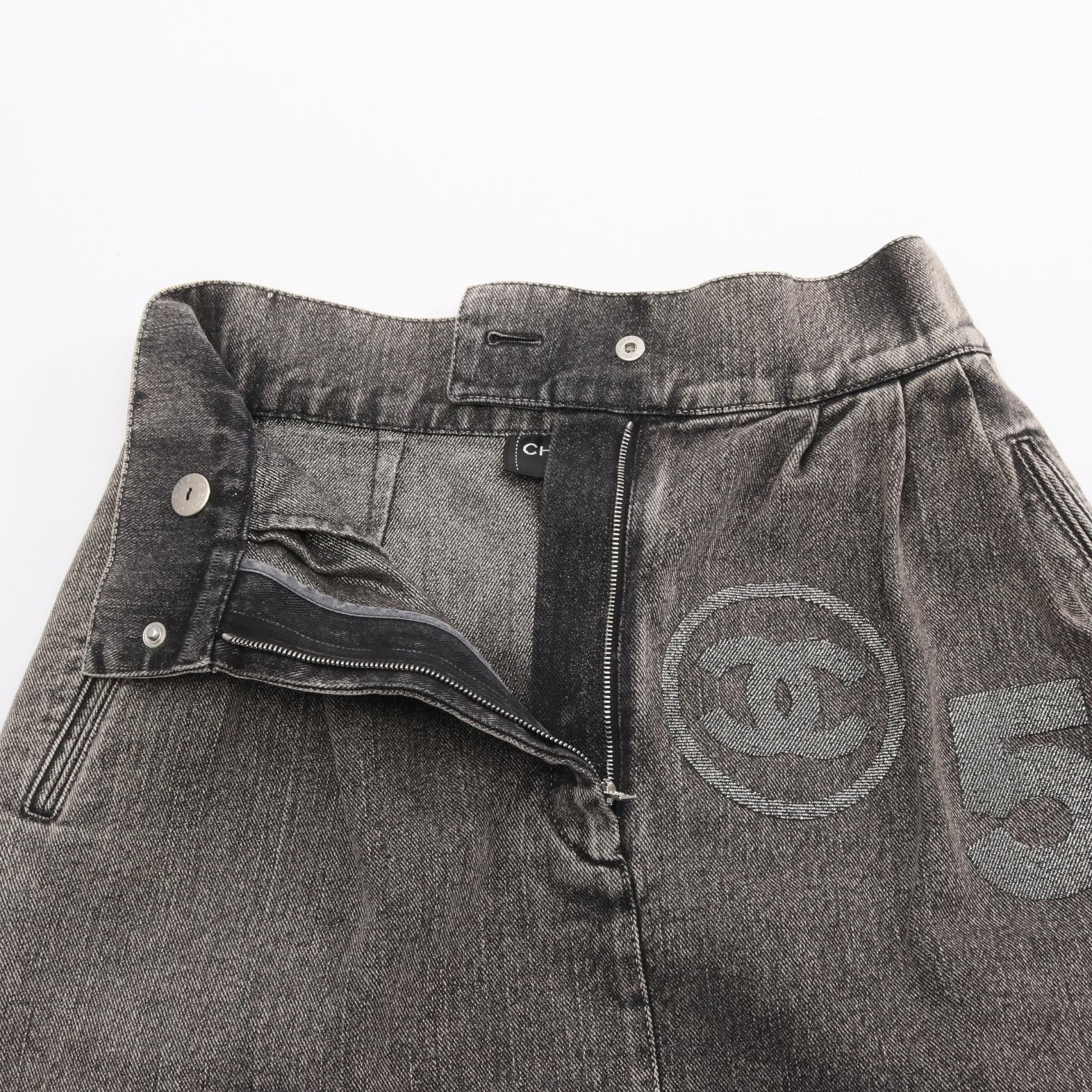 シャネル ココマーク No.5 コットンスカート