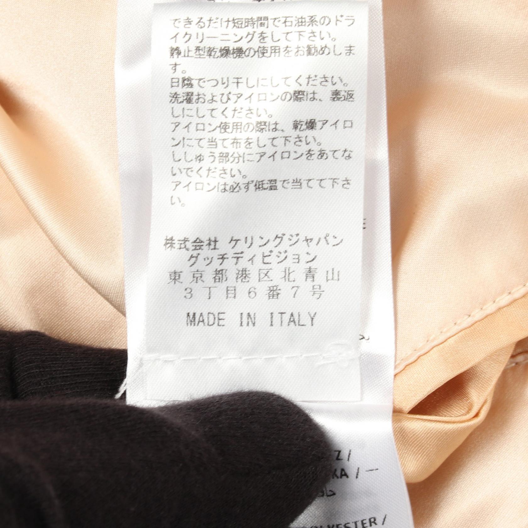 グッチ DIY 地図柄 シルクブルゾン