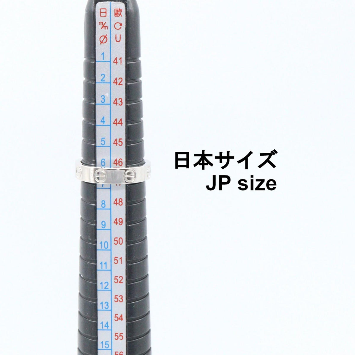 カルティエ ミニラブ Au750ホワイトゴールド リング 47号