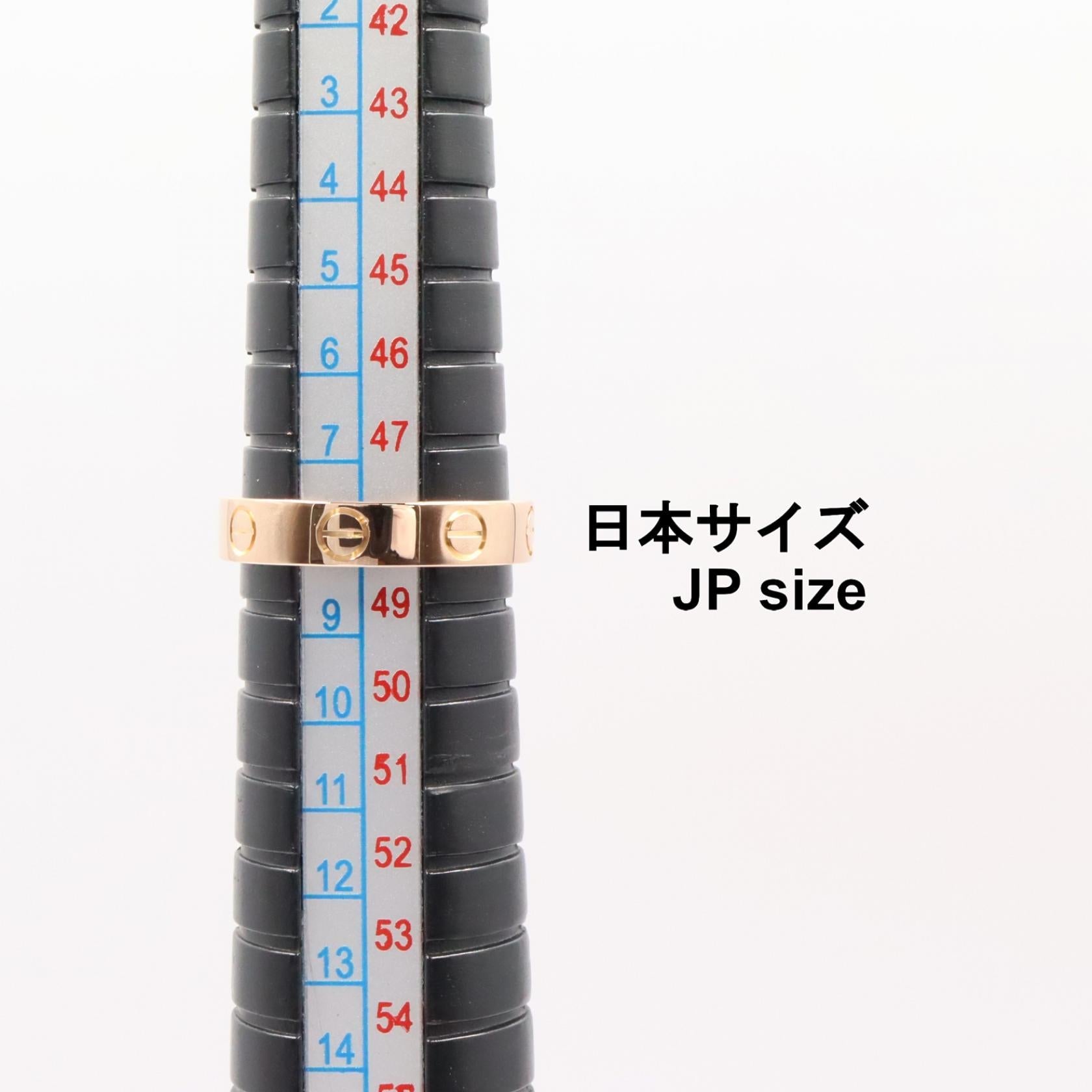 カルティエ ミニラブ Au750 リング 8号