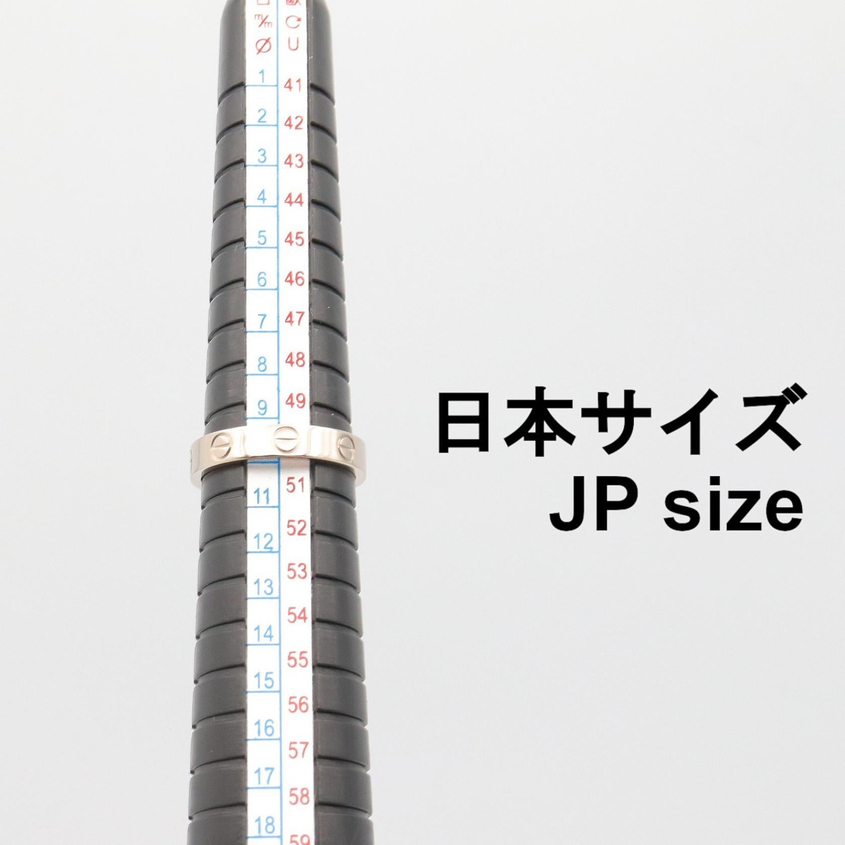 カルティエ ミニラブ Au750ホワイトゴールド リング 9.5号