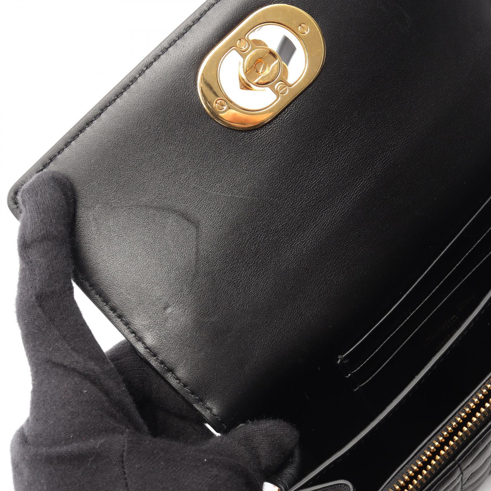 ディオール MISS CARO レザーミニショルダーバッグ